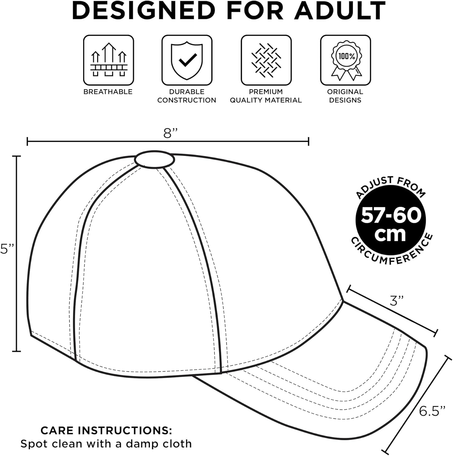 Mickey Mouse Mens Baseball Cap