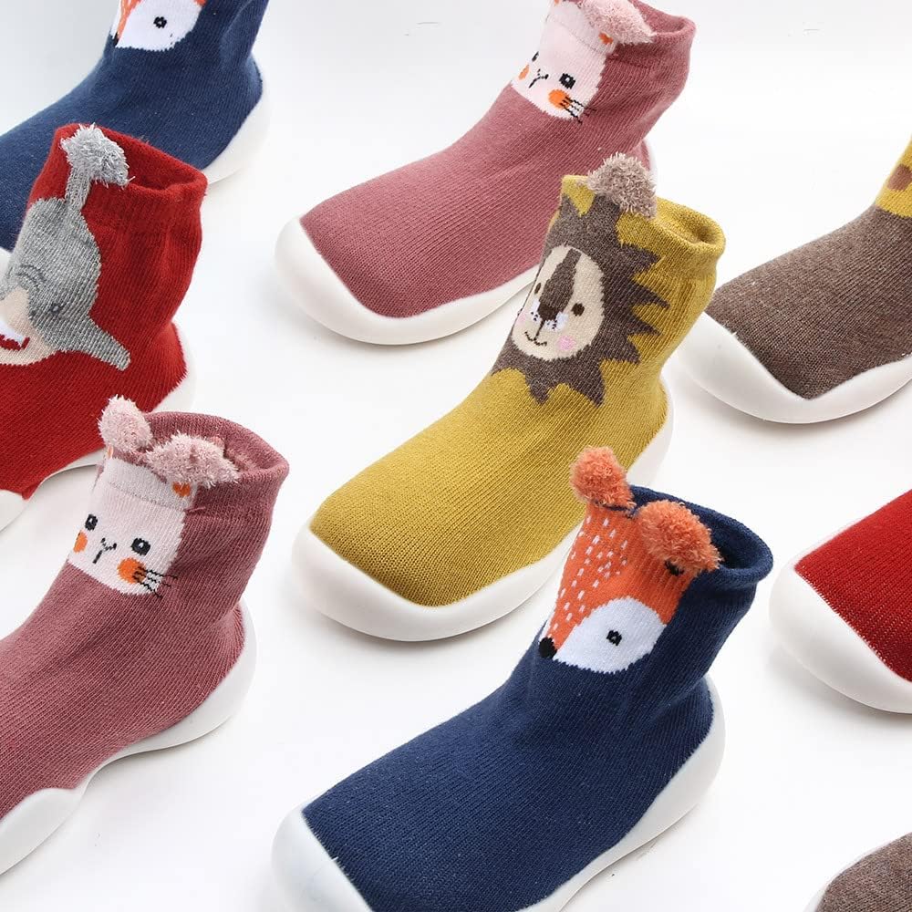Howell How to Walk Anti-Slip Cotton Baby Socks