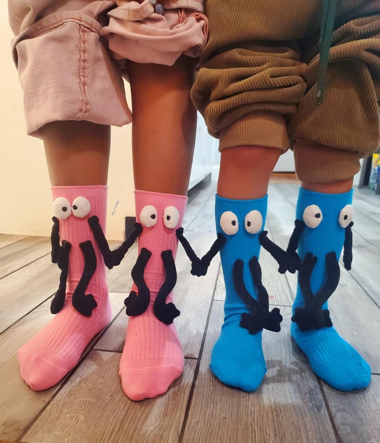 Holding Hands Magnetic Socks for Kids
