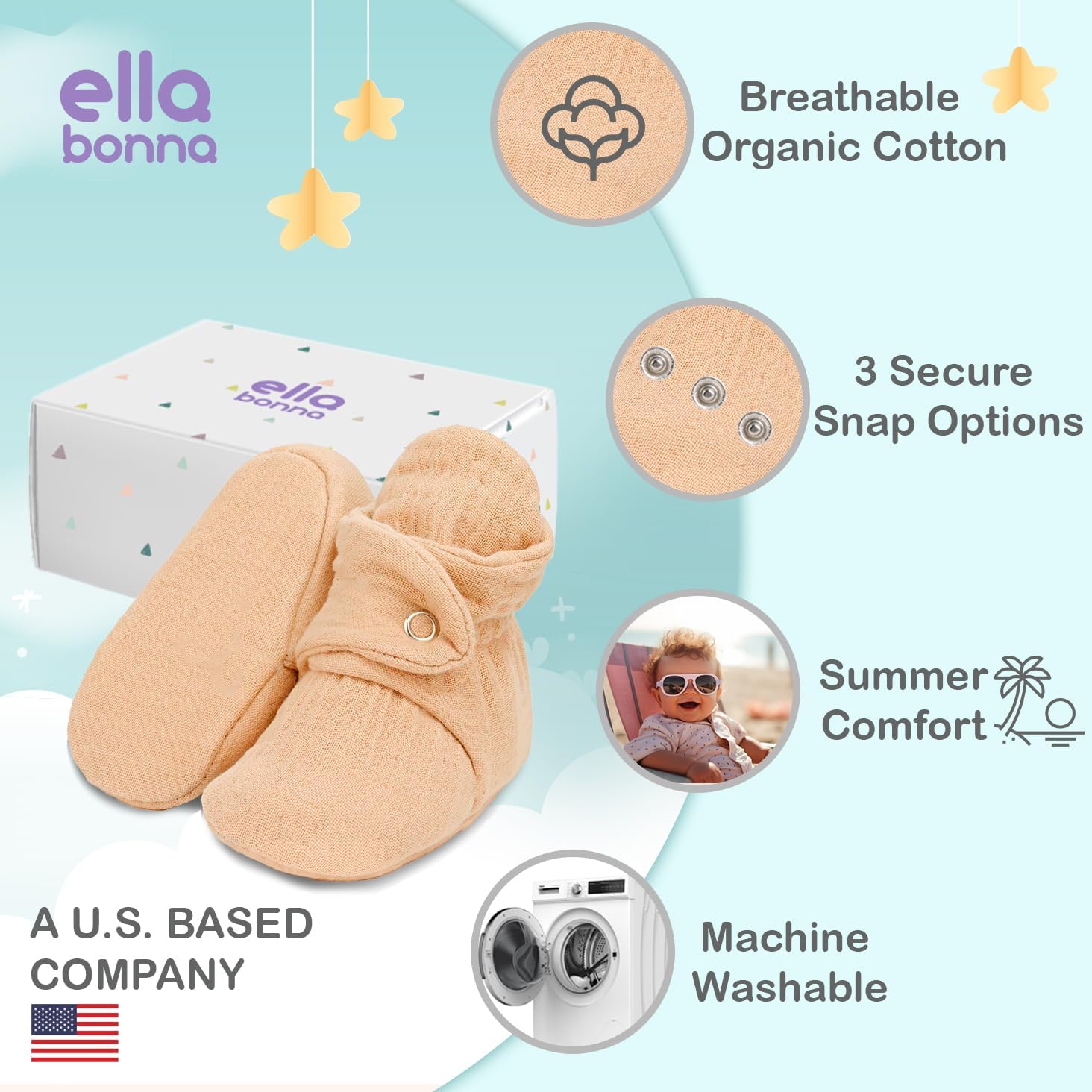 Ella Bonna Baby Booties