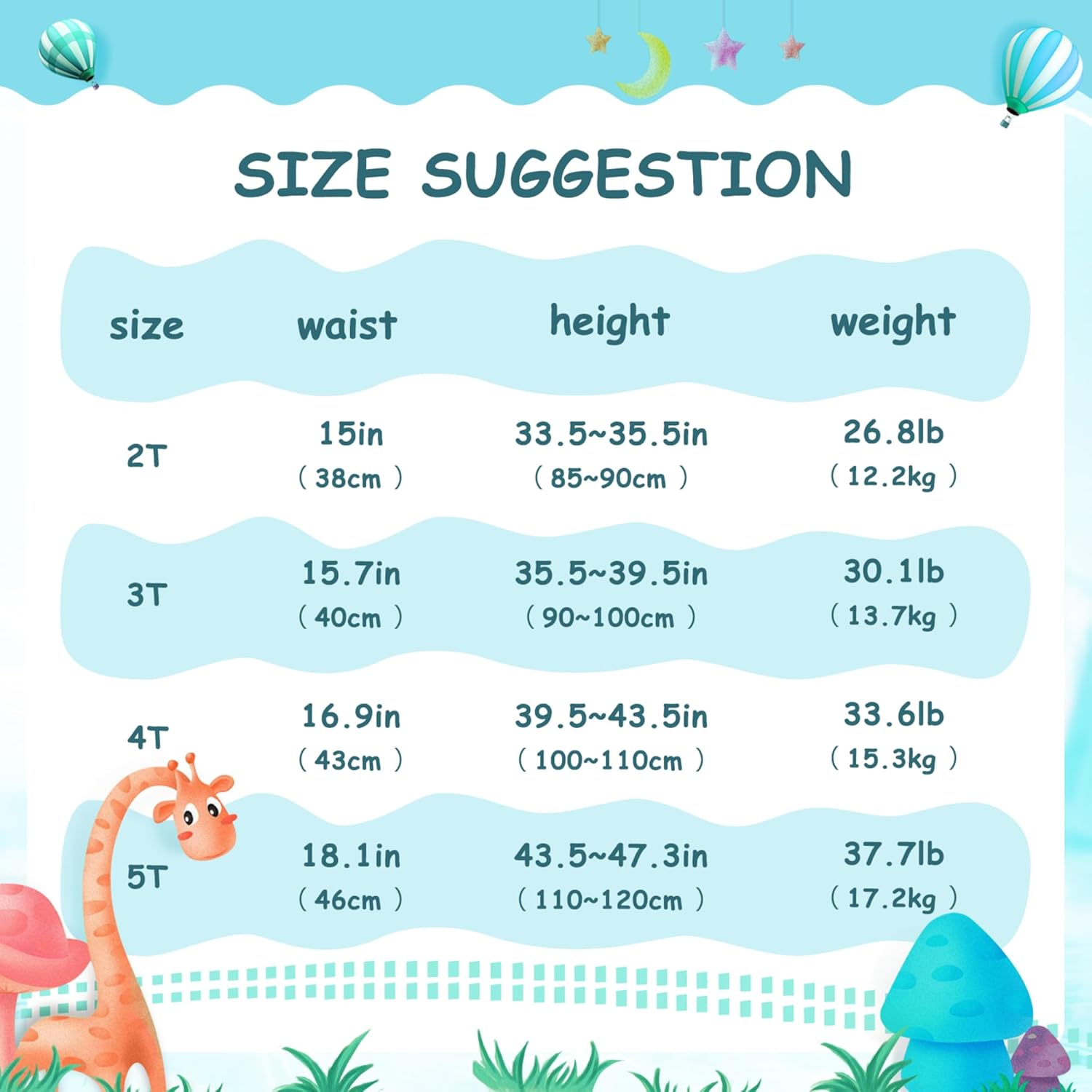 Eco-Friendly Toddler Potty Training Underwear for 2-5 Year Olds