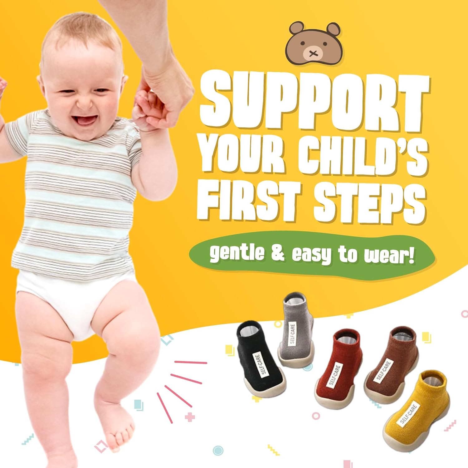 Petit Tummy Simple Baby Sneakers