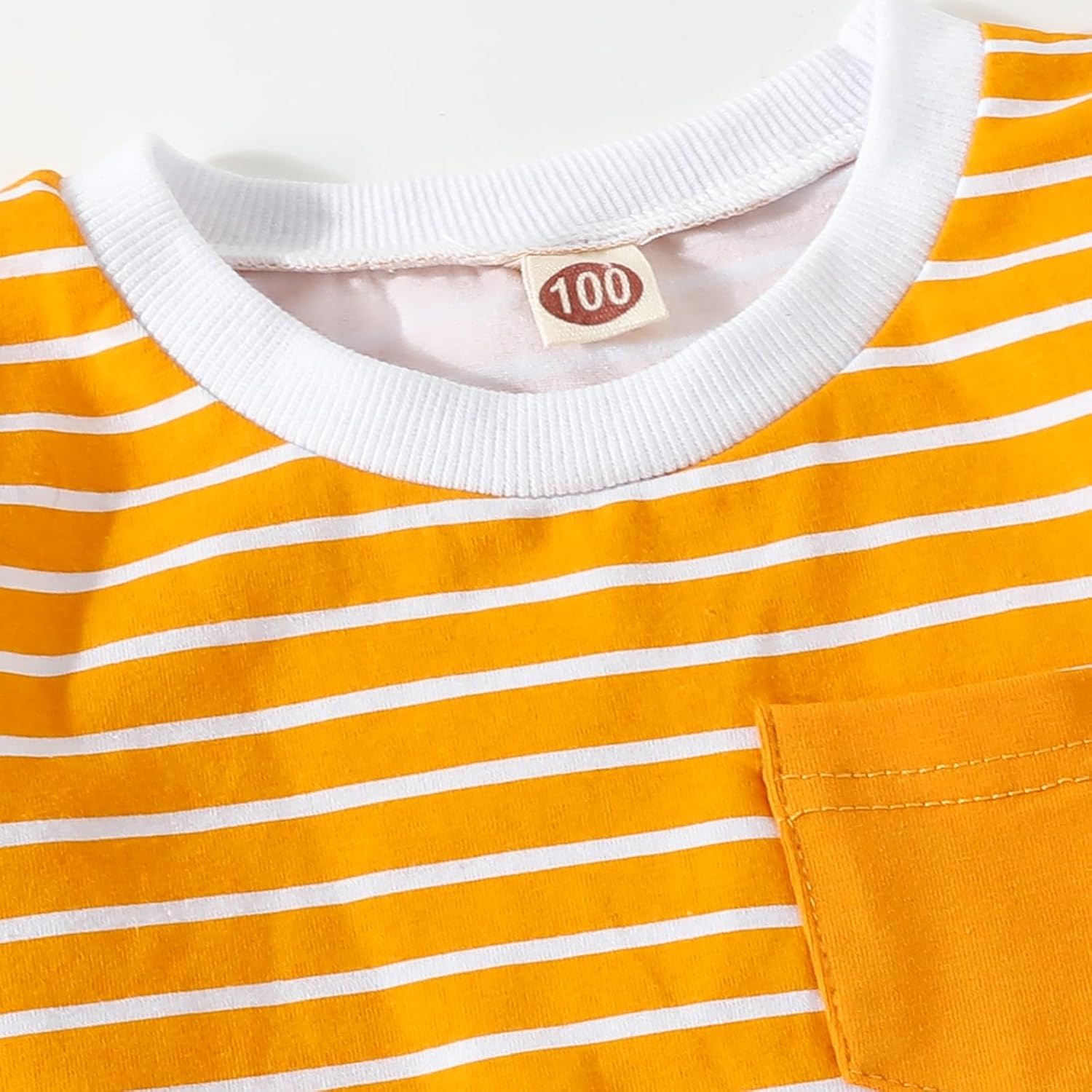 Yellow Stripe Girls Raincoat and Toddlers Vest With Boys Outfit for Kids
