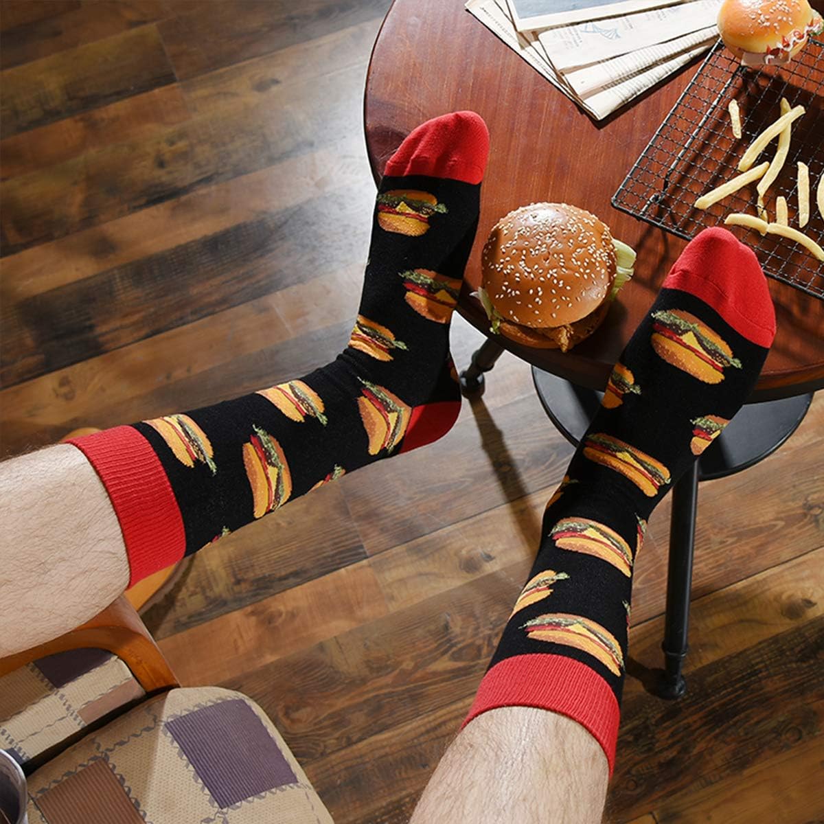 HSELL Men Patterned Fun Socks Crazy Design Gift
