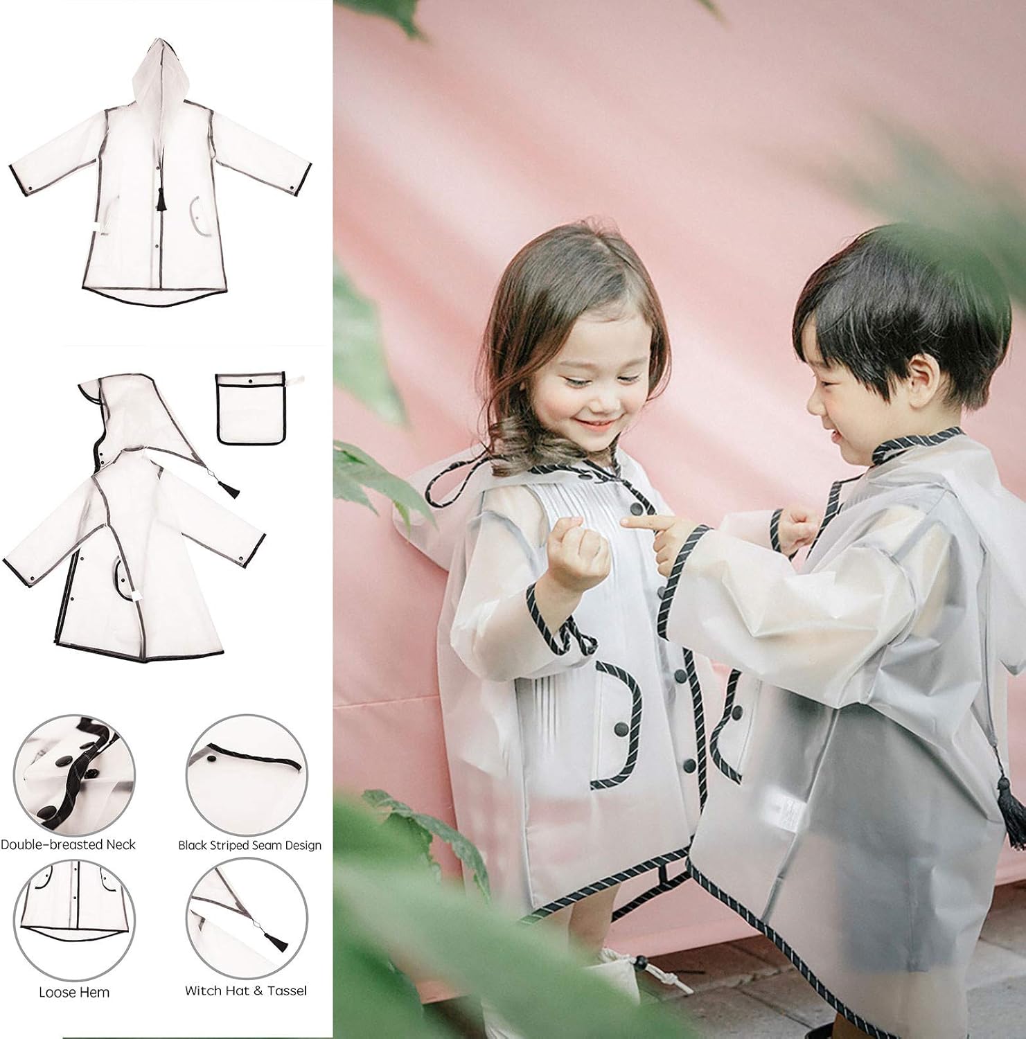 Soft and comfy unisex windproof jacket for girls and boys