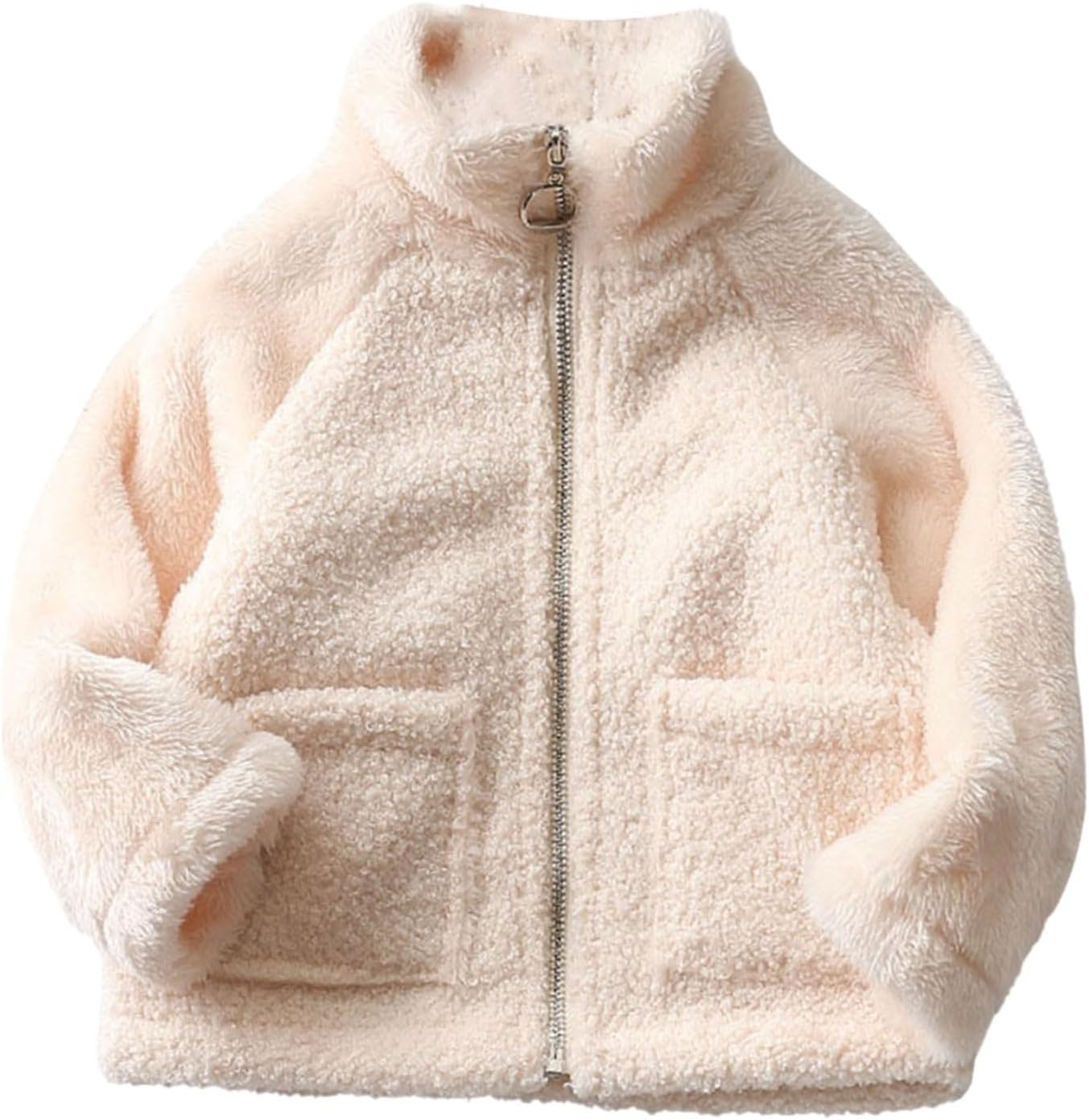 AMIMOJY - Cartoon Winter Warm Fleece Jackets for Kids Boys Girls Dinosaur Baby