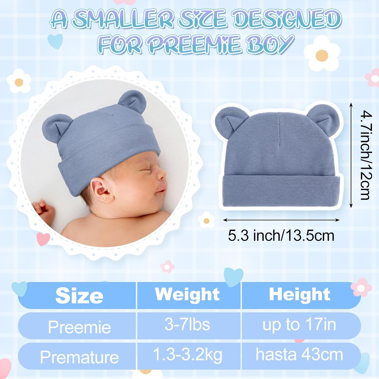 Perfect Cozy Preemie Hats for Little Ones