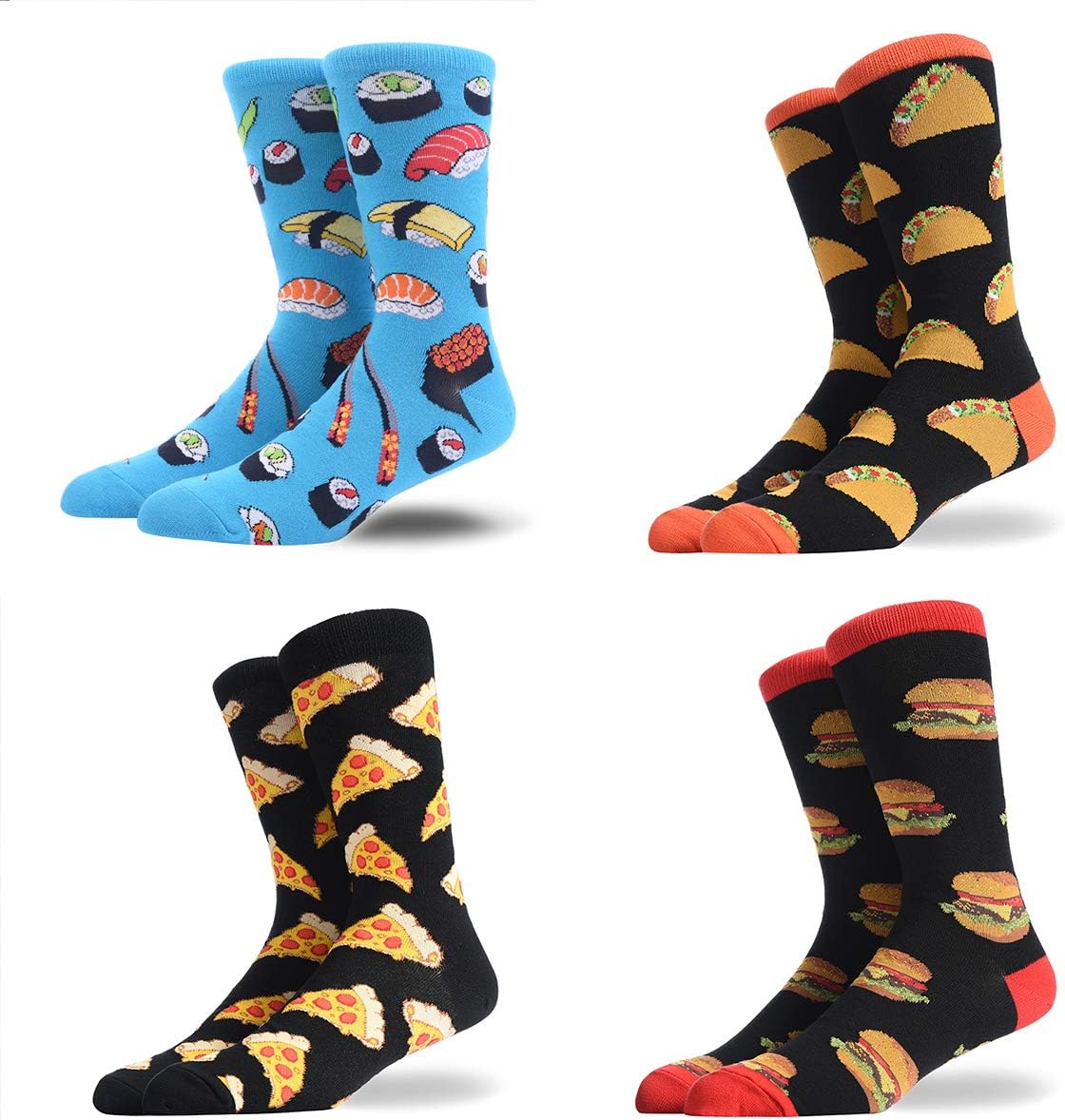 HSELL Men Patterned Fun Socks Crazy Design Gift
