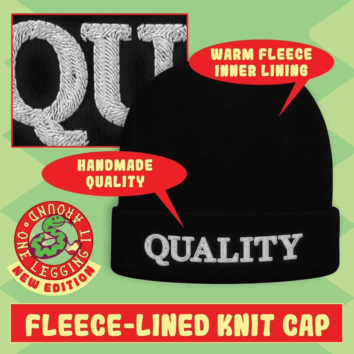 Warm Soft Adult Beanie Cap