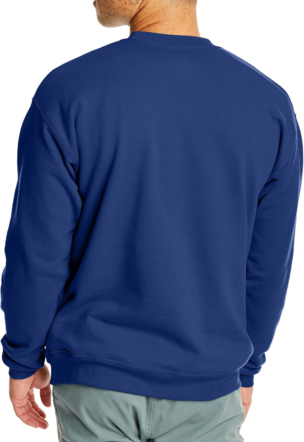 Hanes Mens EcoSmart Fleece Pullover Crewneck Sweatshirt 1 or 2 Pack