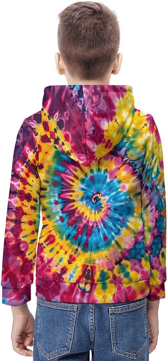 3D Printed Novelty Hoodie for Boys S-XL