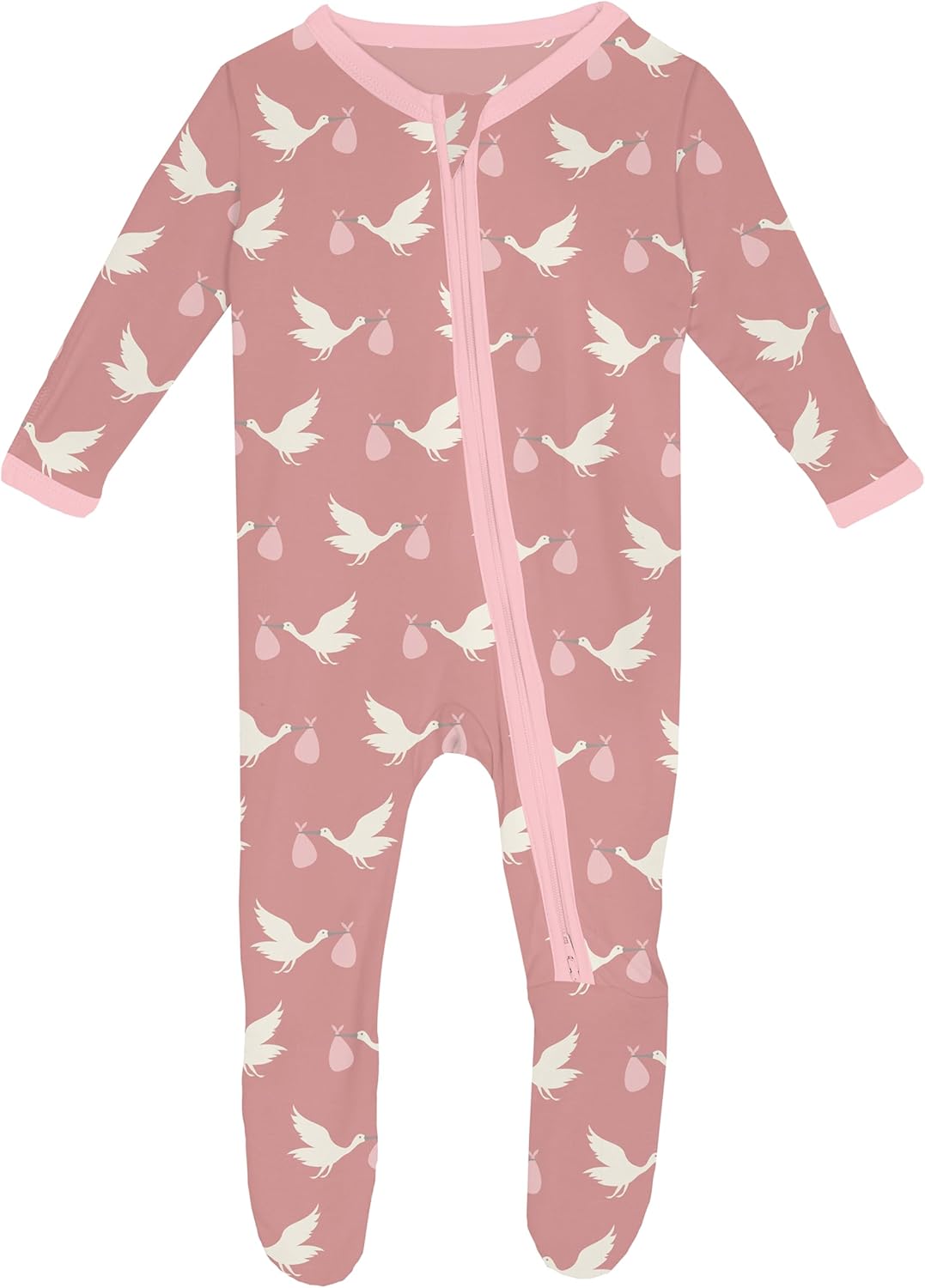KicKee Welcome Home Zipper Footie for Boy