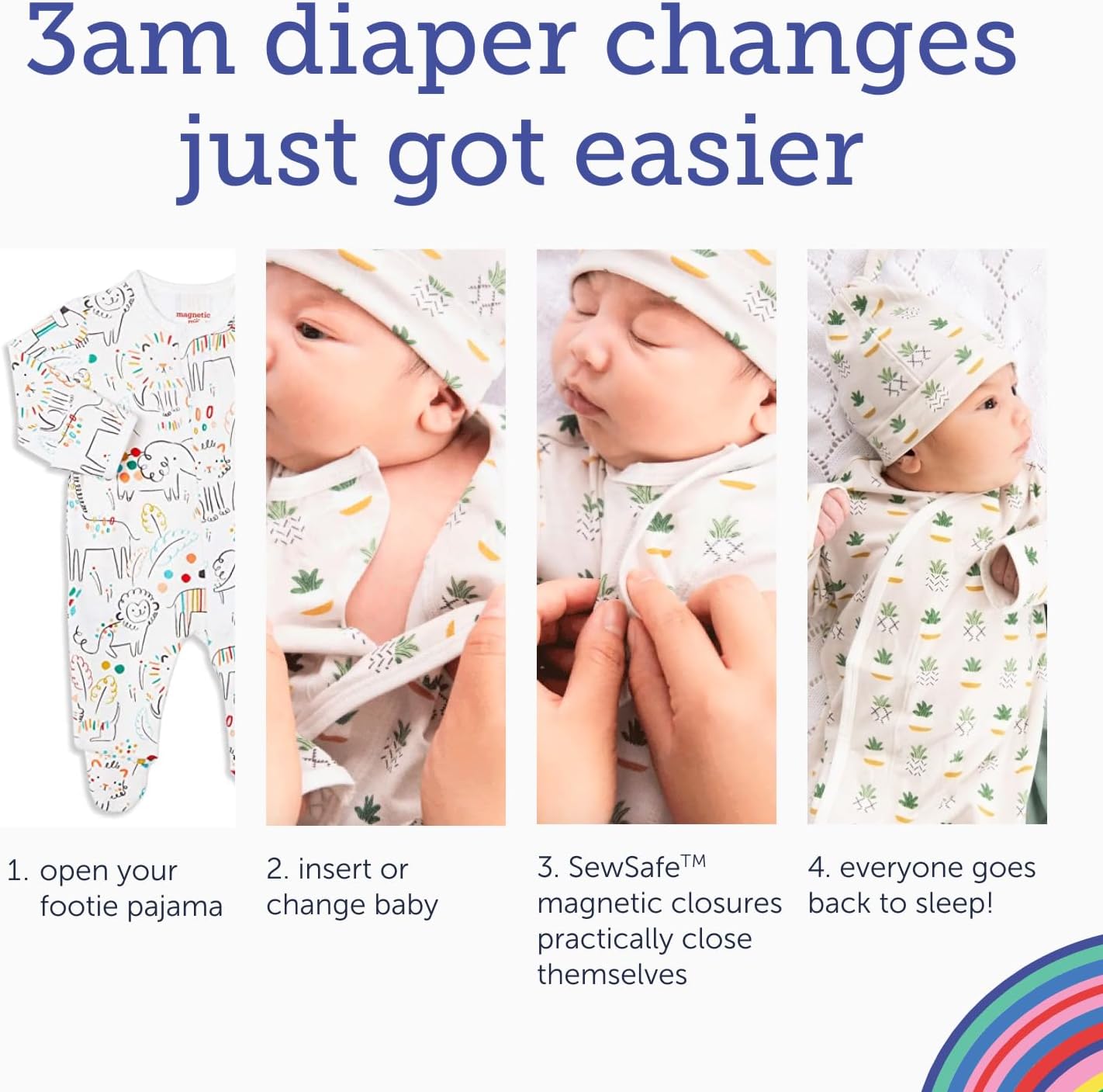 Magnetic Organic Pajamas for Sleep