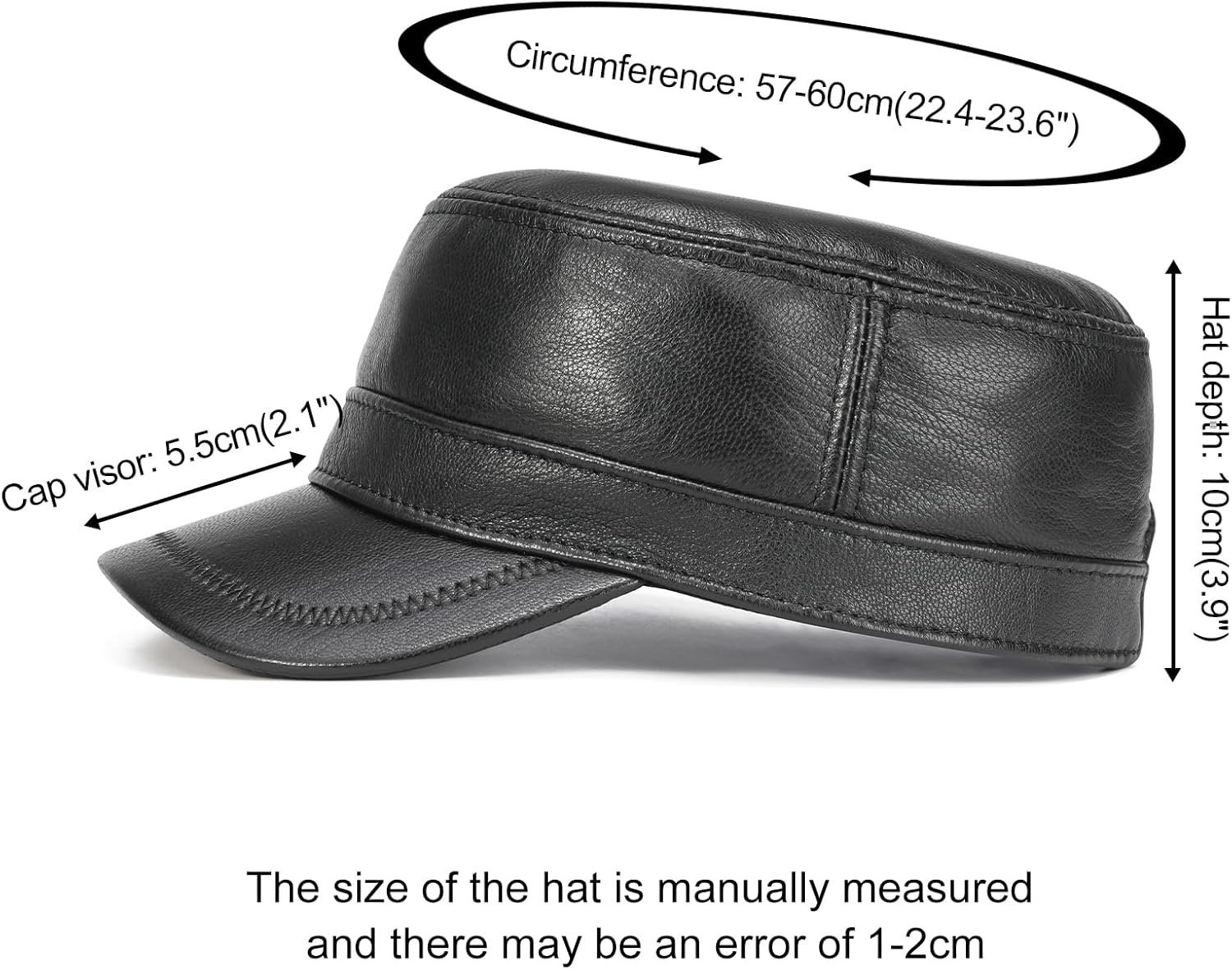 Sealed VBOOM Leather Cadet Army Cap
