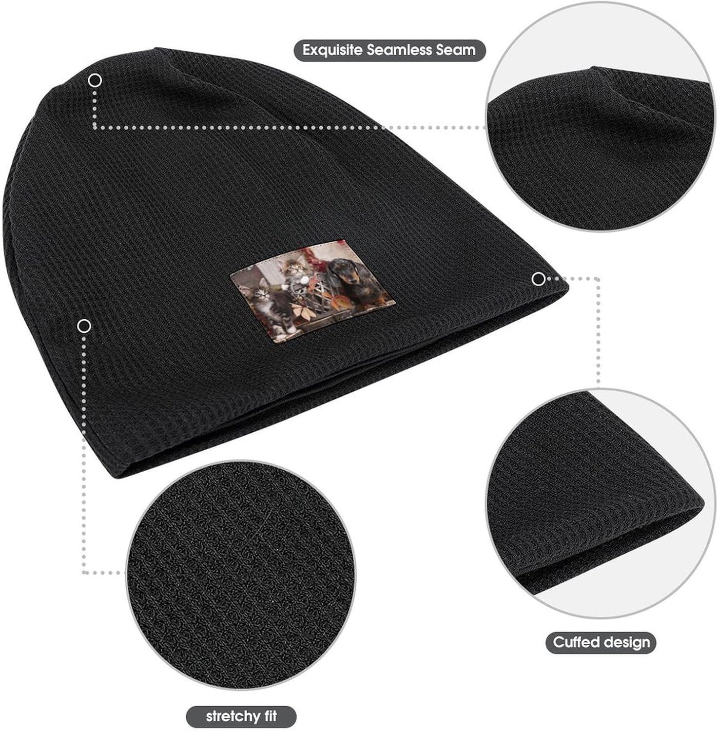 BTTLLKE SKULL BEANIE HAT
