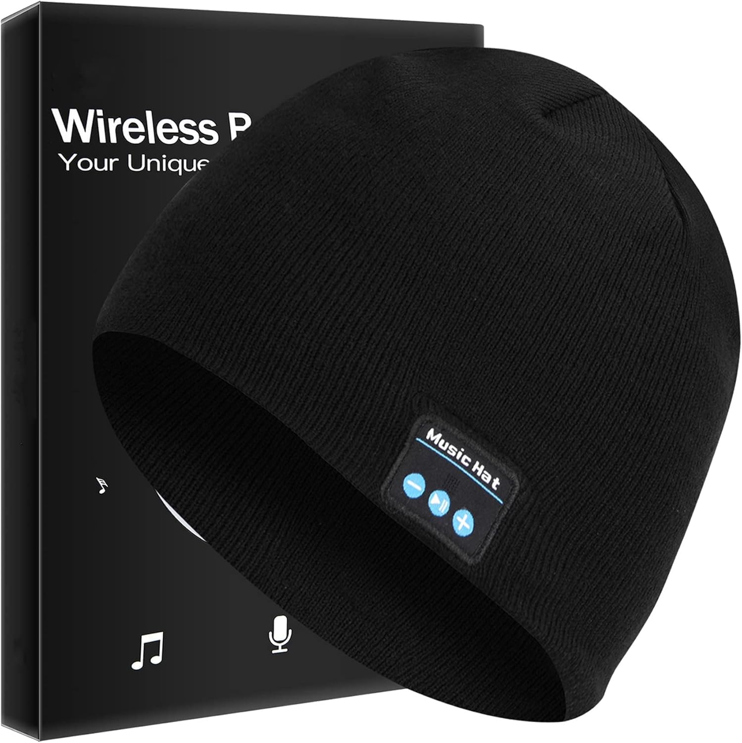 Miserwe Unisex Wireless Beanie for Warm Winter Style