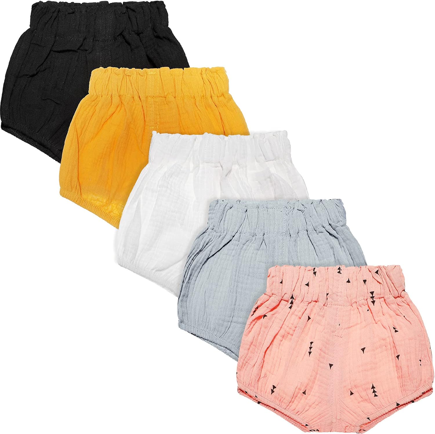 Sintege 5-Piece Baby Summer Shorts - Perfect Gift for Babies