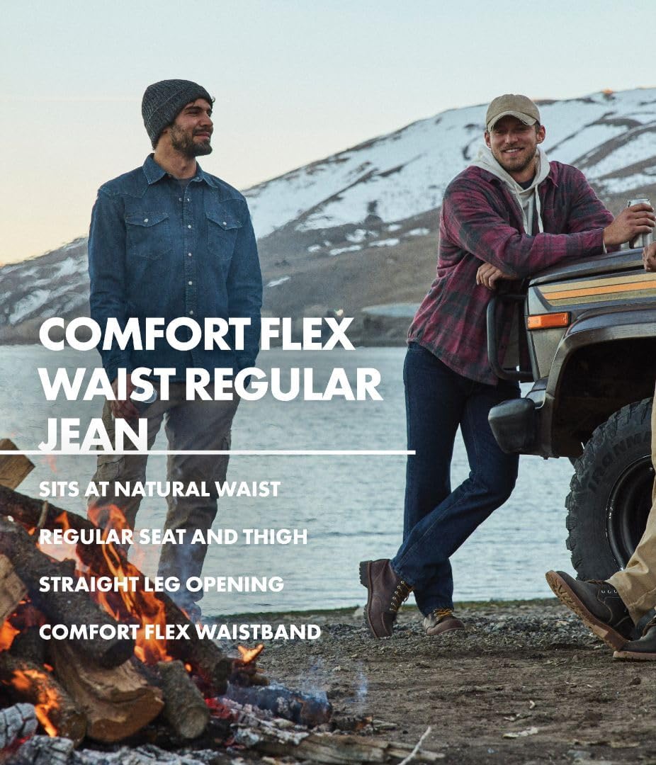 Wrangler Authentics Mens Comfort Flex Jeans