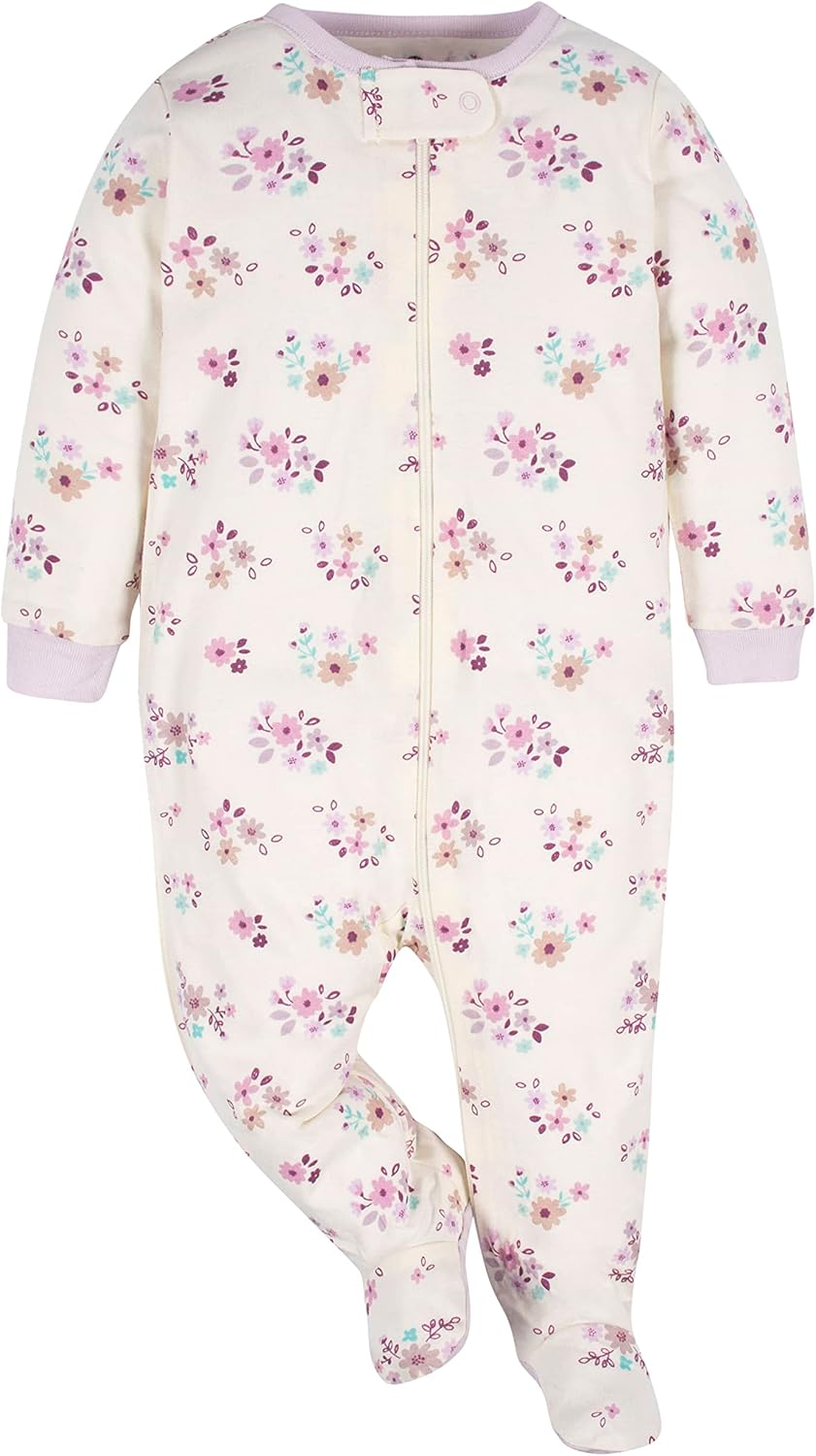 Gerber Sleep n Play Footies for Baby Girls