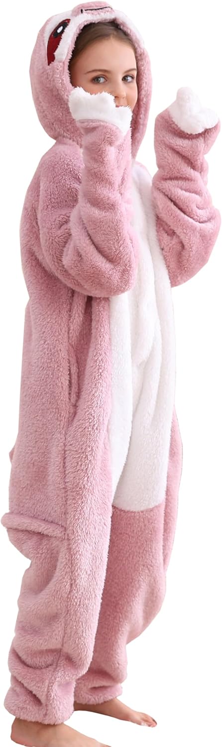 ATOZ Halloween Christmas Animal Onesie Pajamas for Kids Cozy Sleepwear with Details