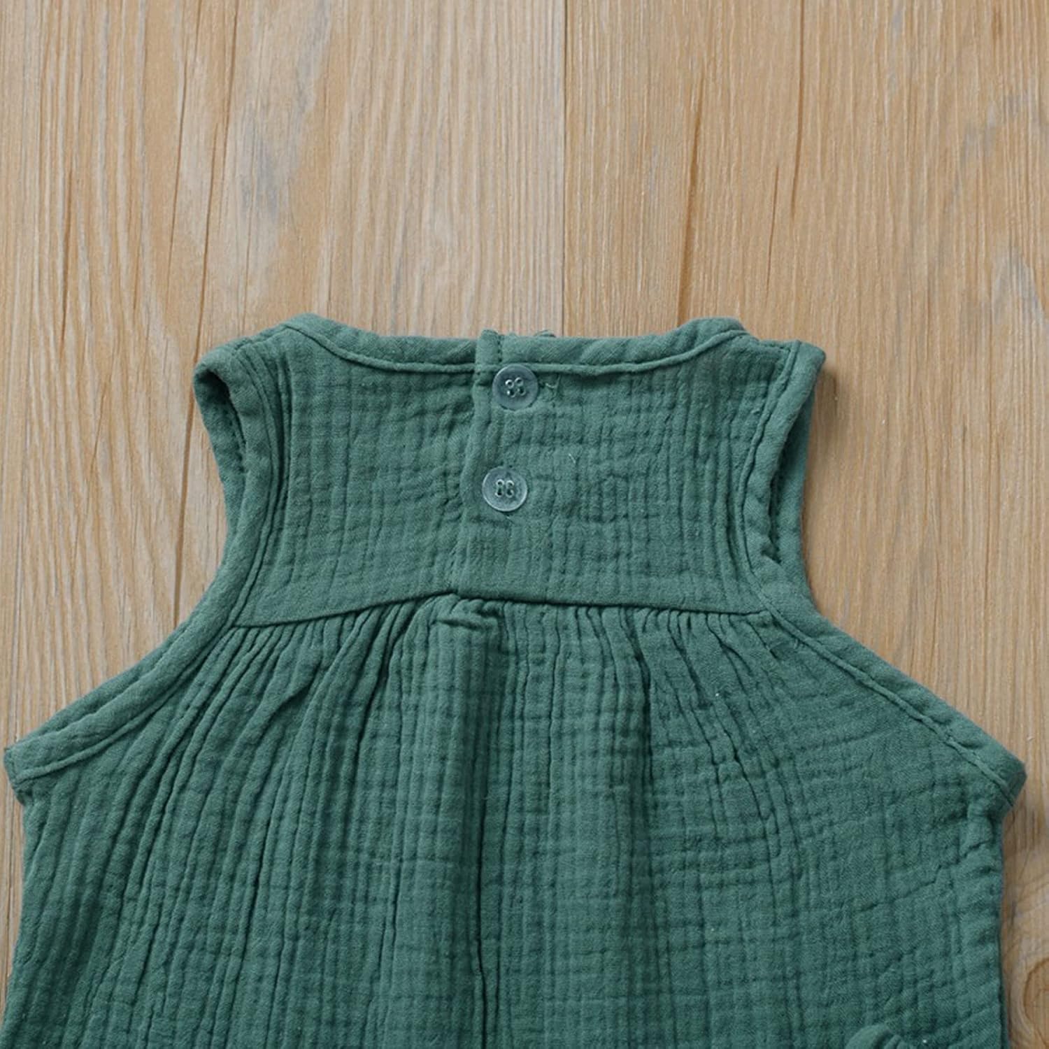 EISHOW 2 Pack Toddler Sleepwear Set Cotton Linen Shorts