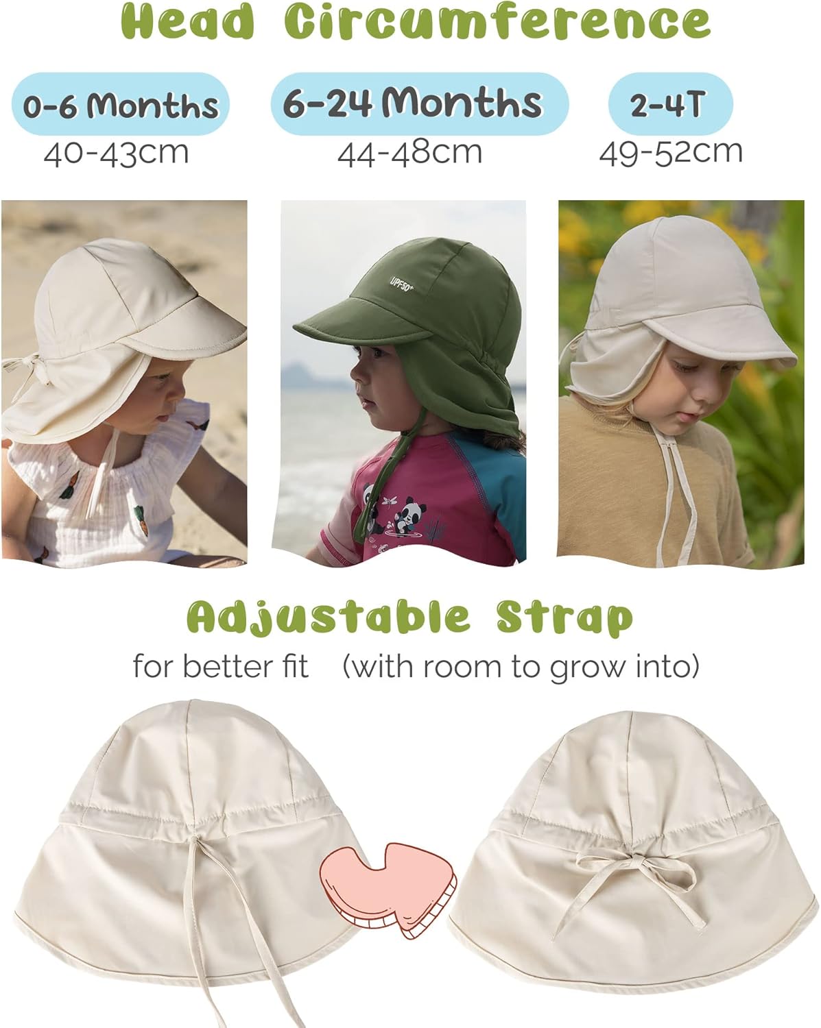 FURTALK Little One UV-Blocking Sun Hat