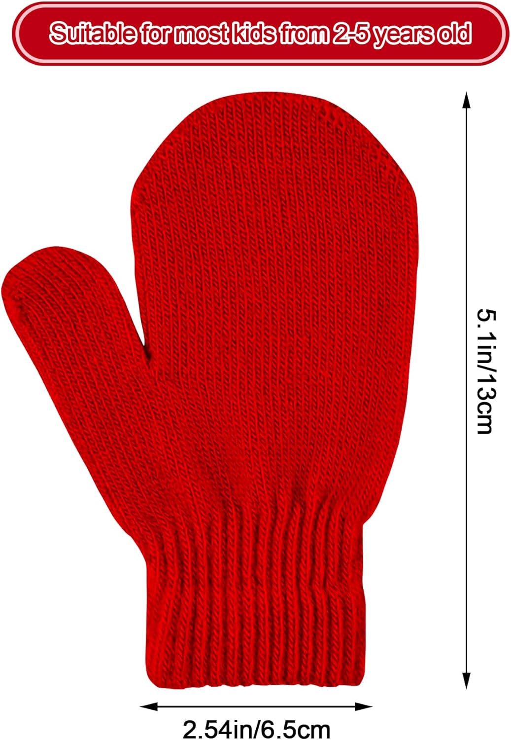MENOLY toddler magic stretch mitten gloves