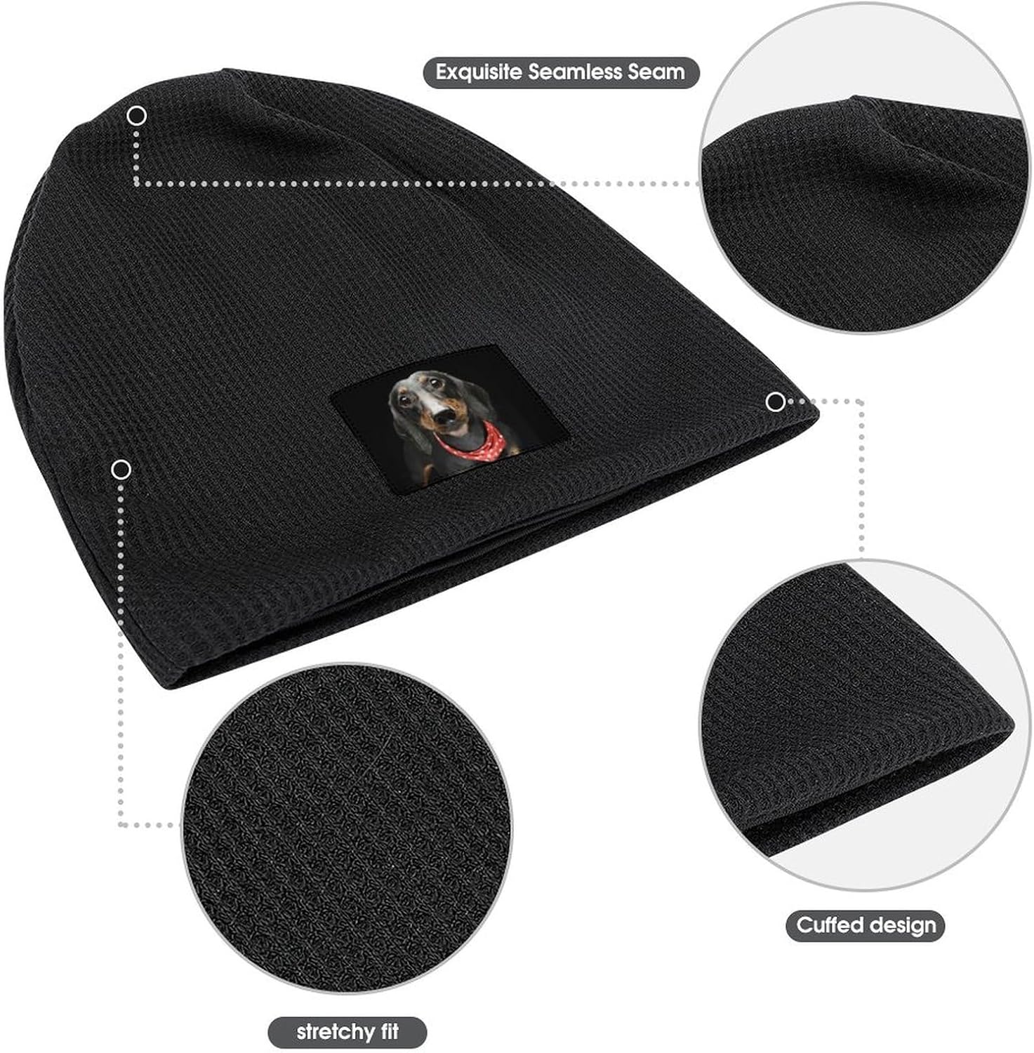 BTTLLKE skull unisex beanie hat