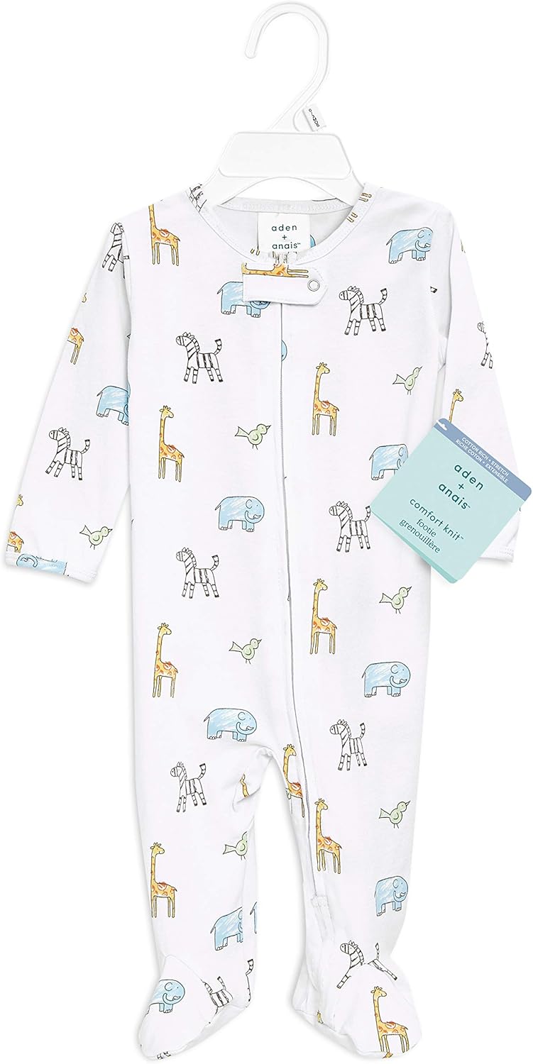 Aden Anais Comfort Knit Footie Onesie