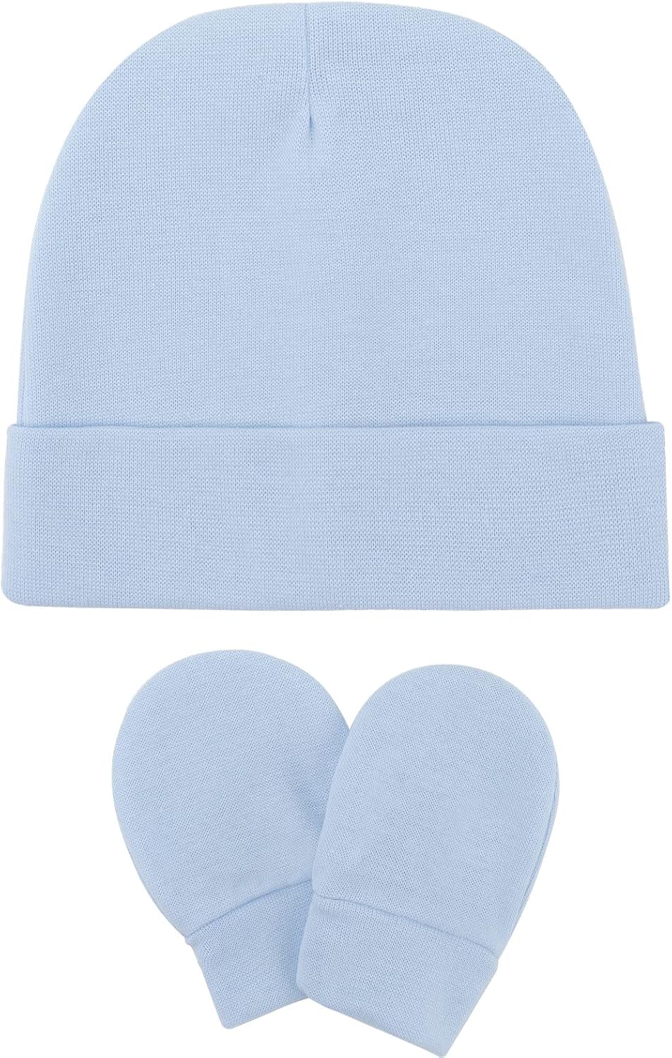 Perfect for Newborns DRESHOW BQUBO Baby Hats and Mittens Set