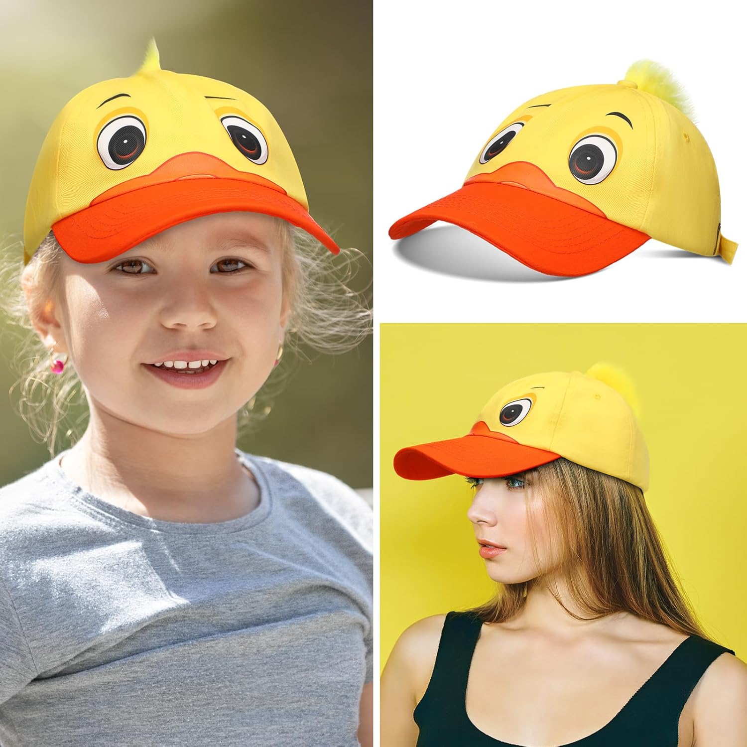 Riyiper 2-Piece Duck Back Baseball Cap
