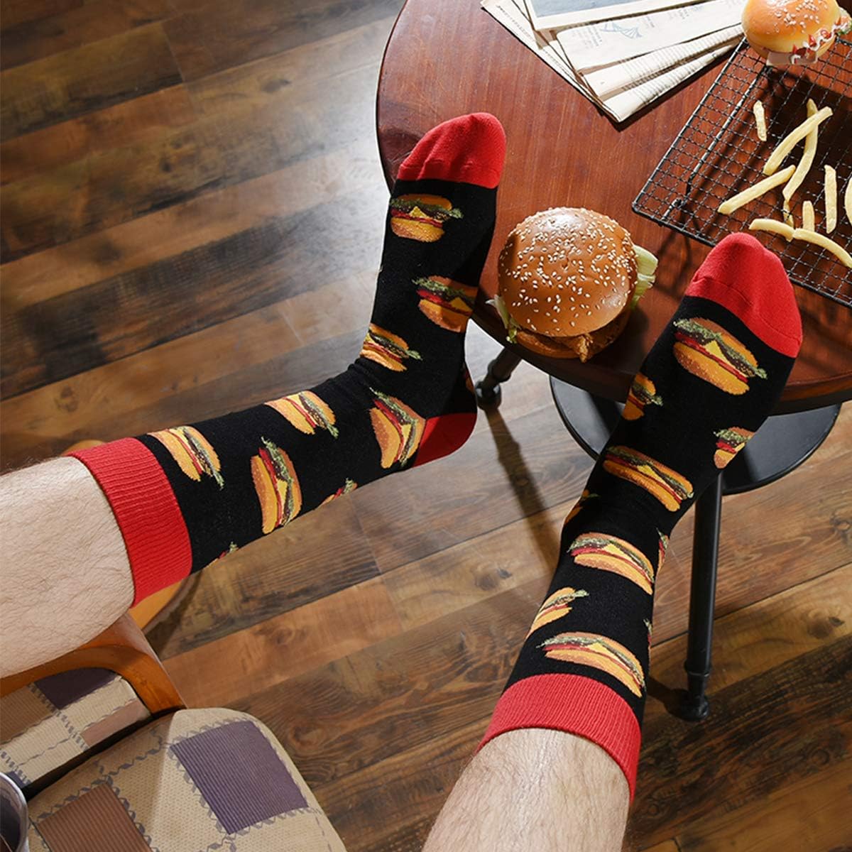 HSELL Men Patterned Fun Socks Crazy Design Gift