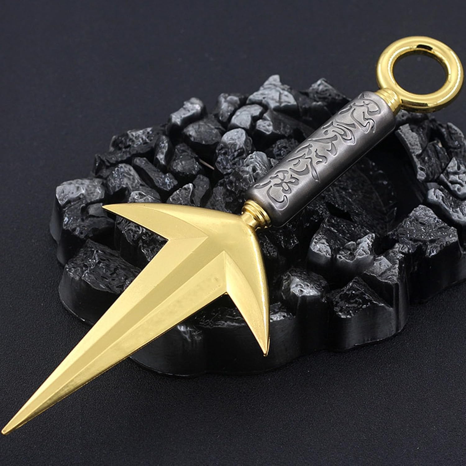 FAYAIALO 9 Inch Minato Kunai Metal Keychain