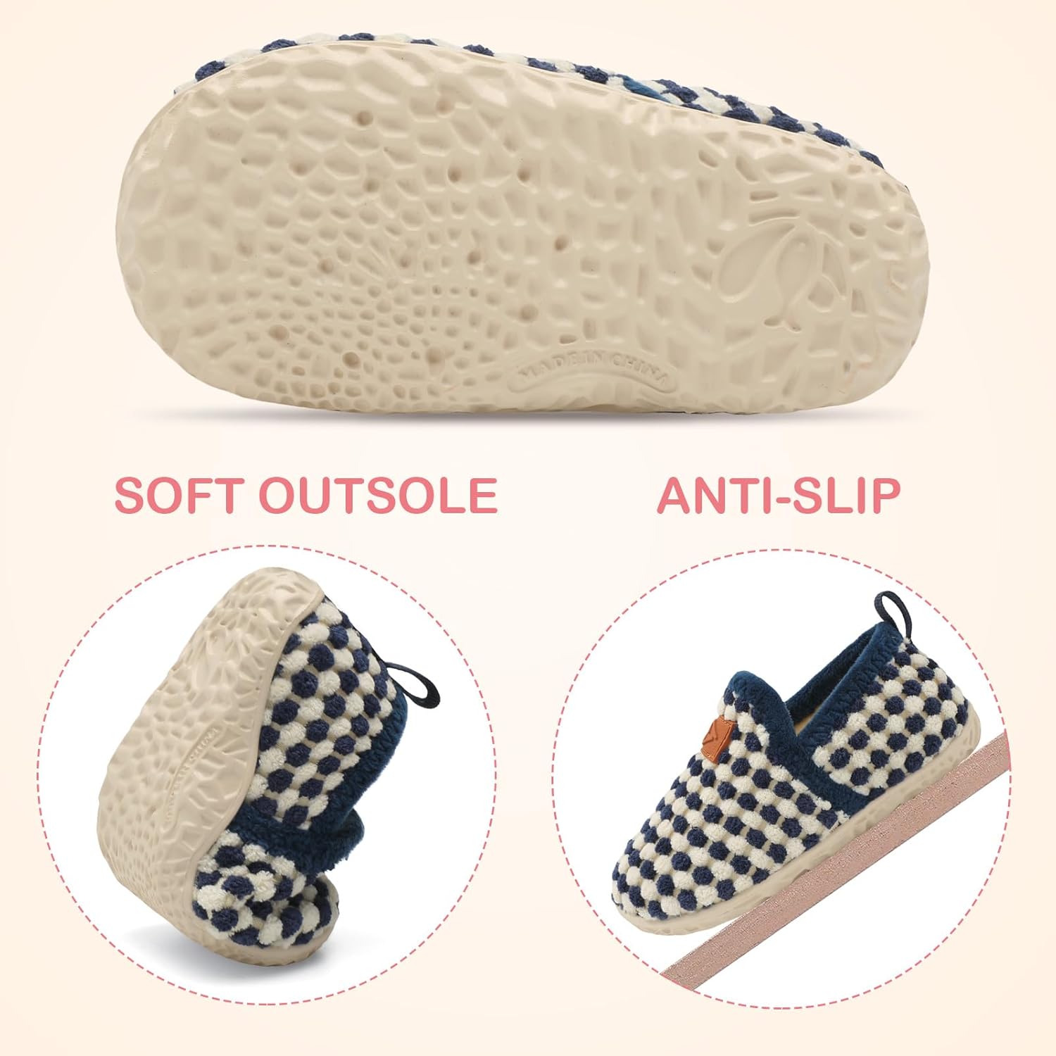 Lefflow Toddler Slippers Boys Girls Cozy and Fun