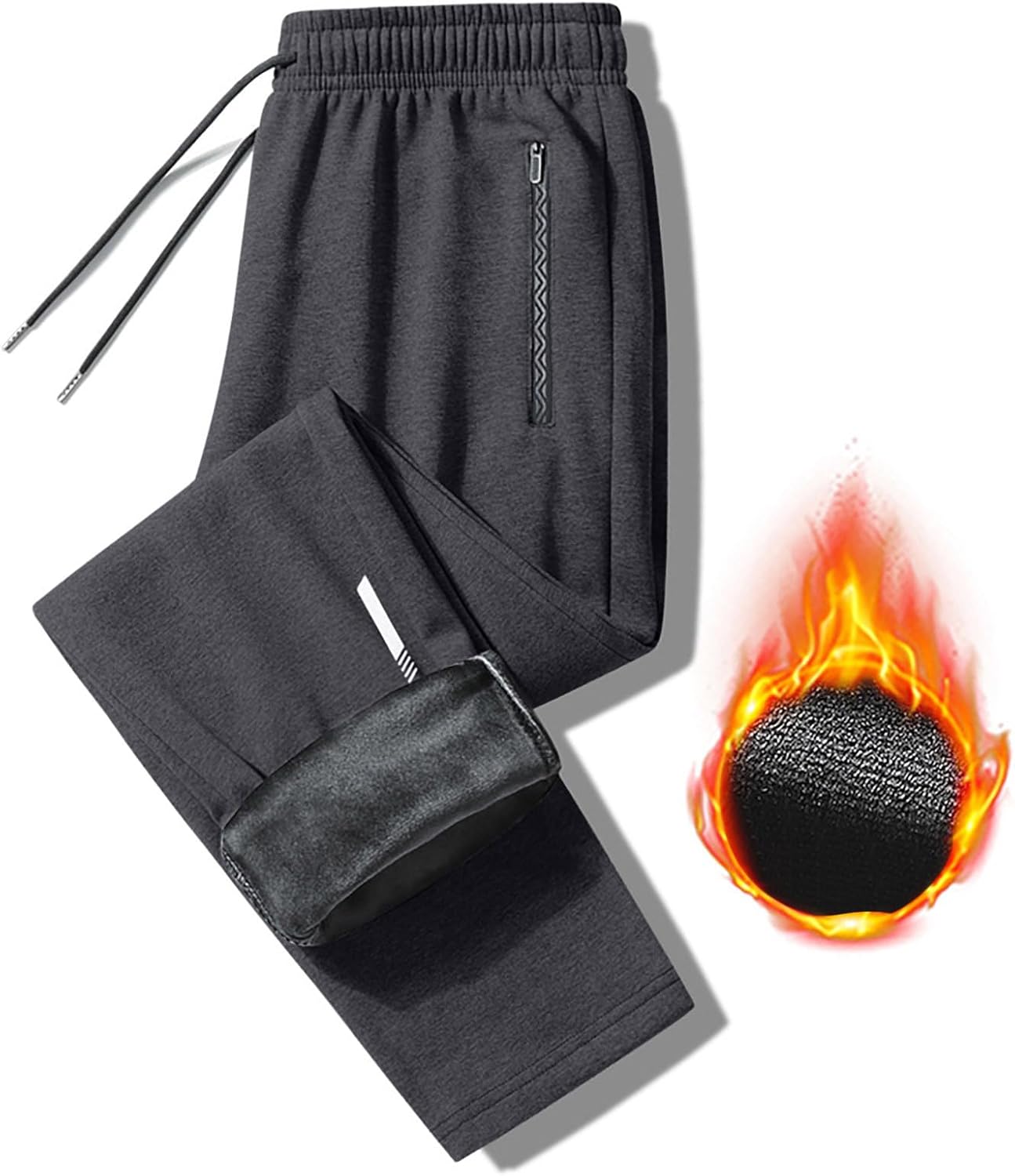 Thermal Jogger sweatpants for Men mothful plus size