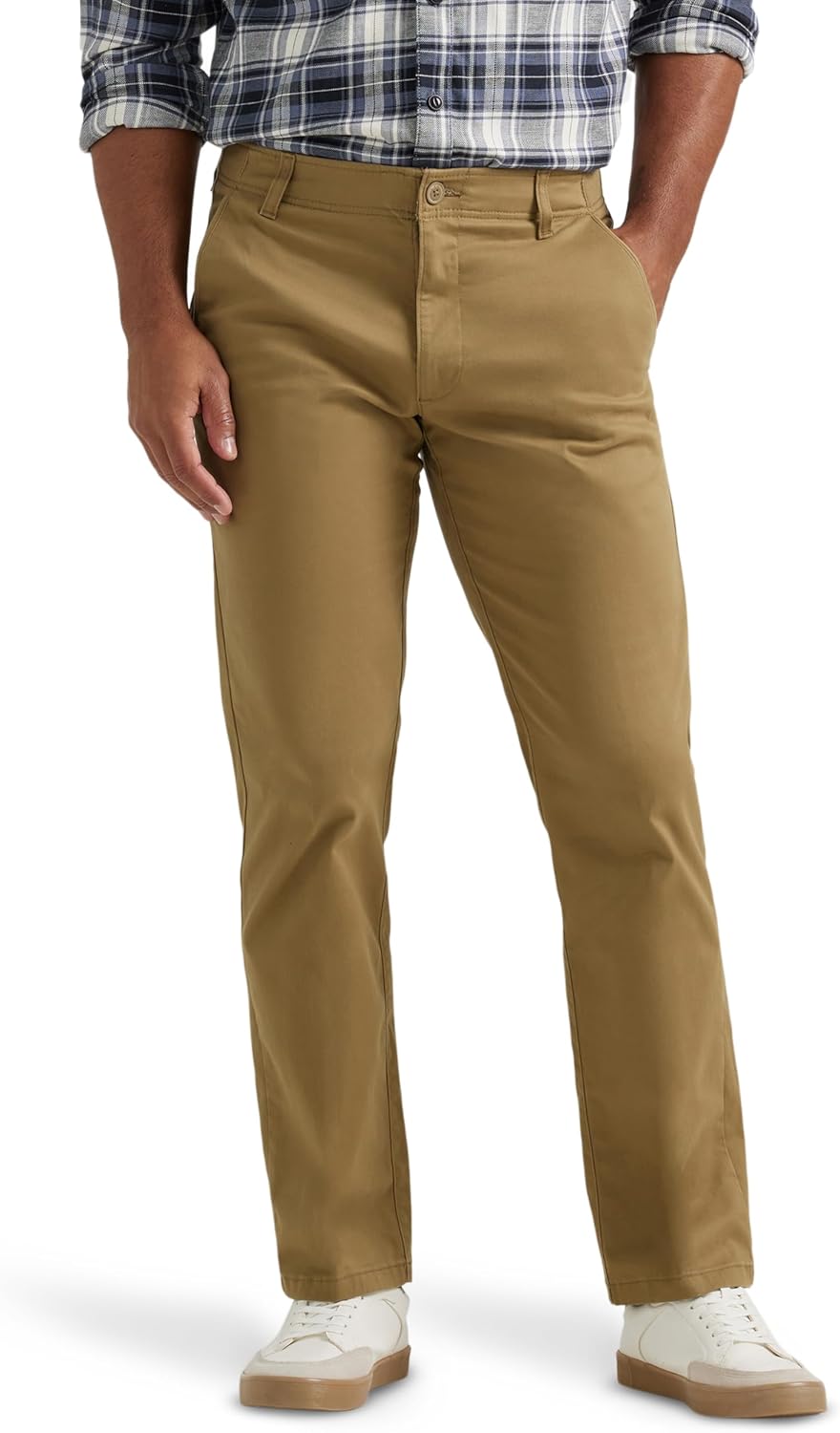 Lee Mens Extreme Motion Flat Front Regular Straight Pant