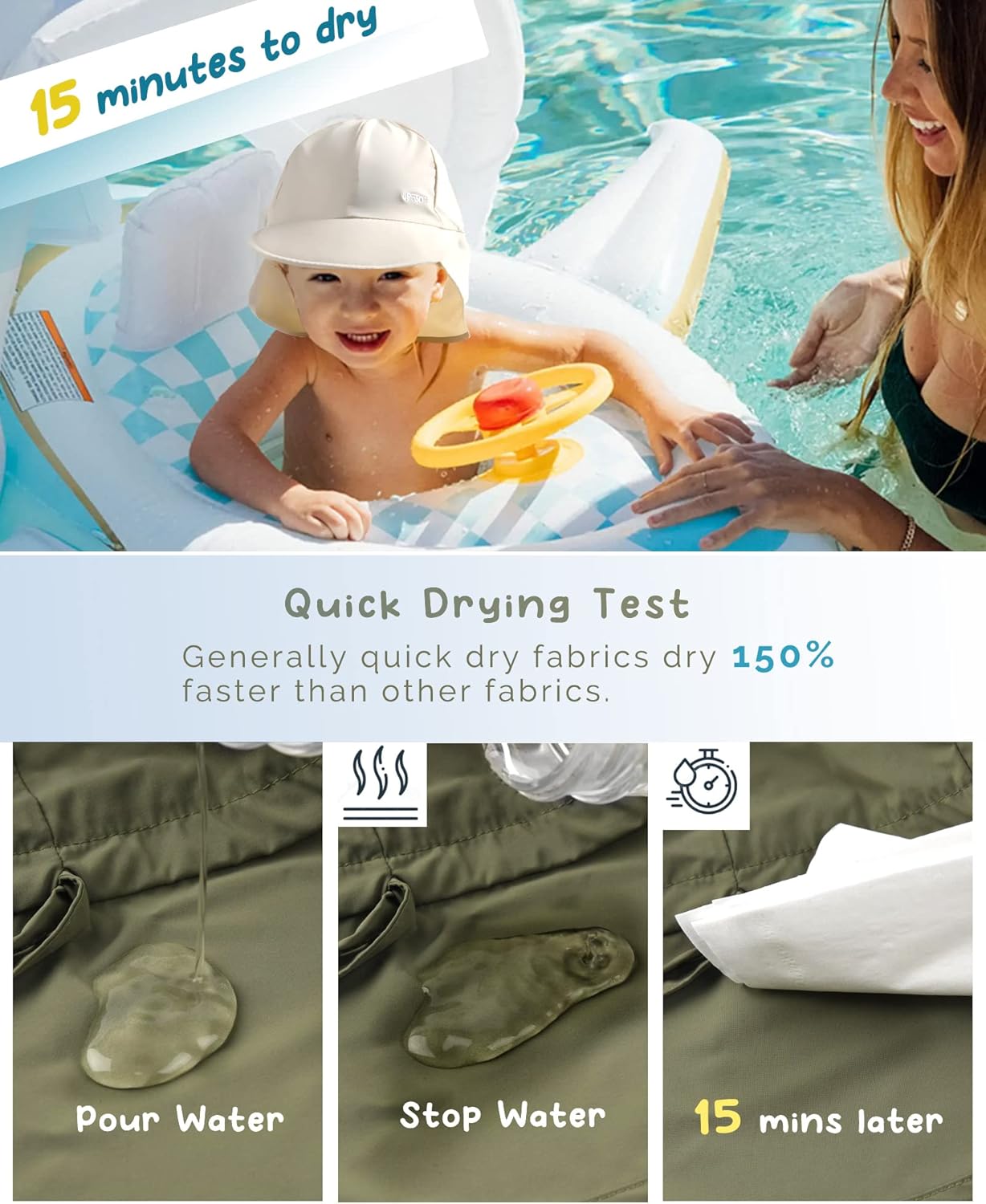 FURTALK Little One UV-Blocking Sun Hat