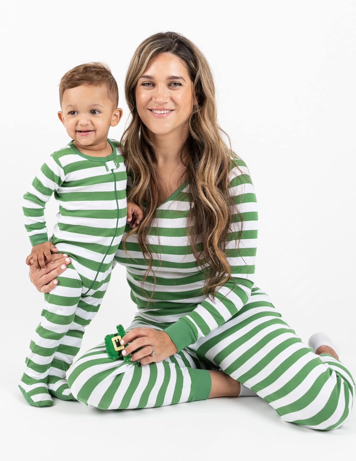 Leveret Kids Footed Pajamas 100 Cotton