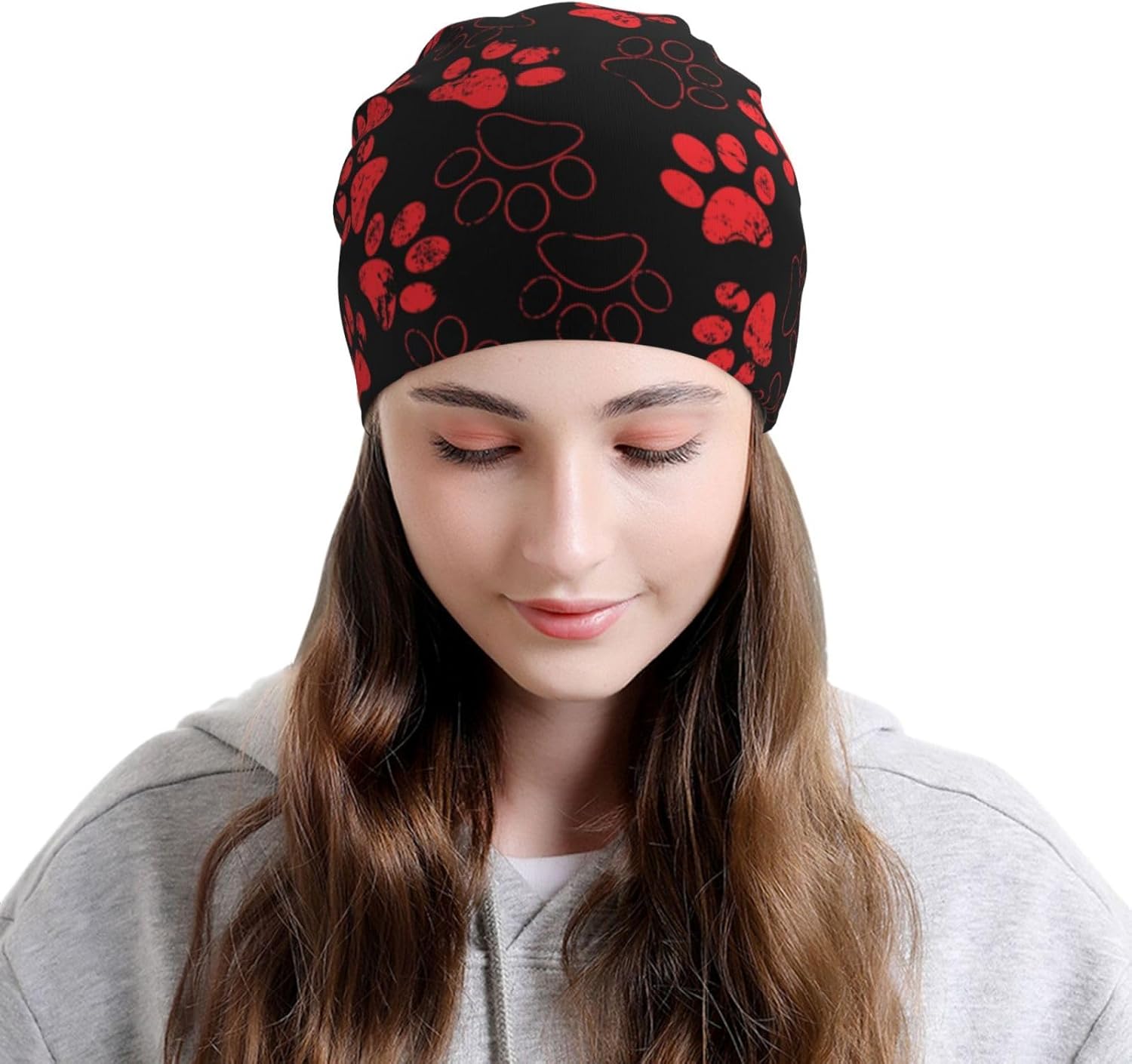 Vivid Skull Beanie for Men Women