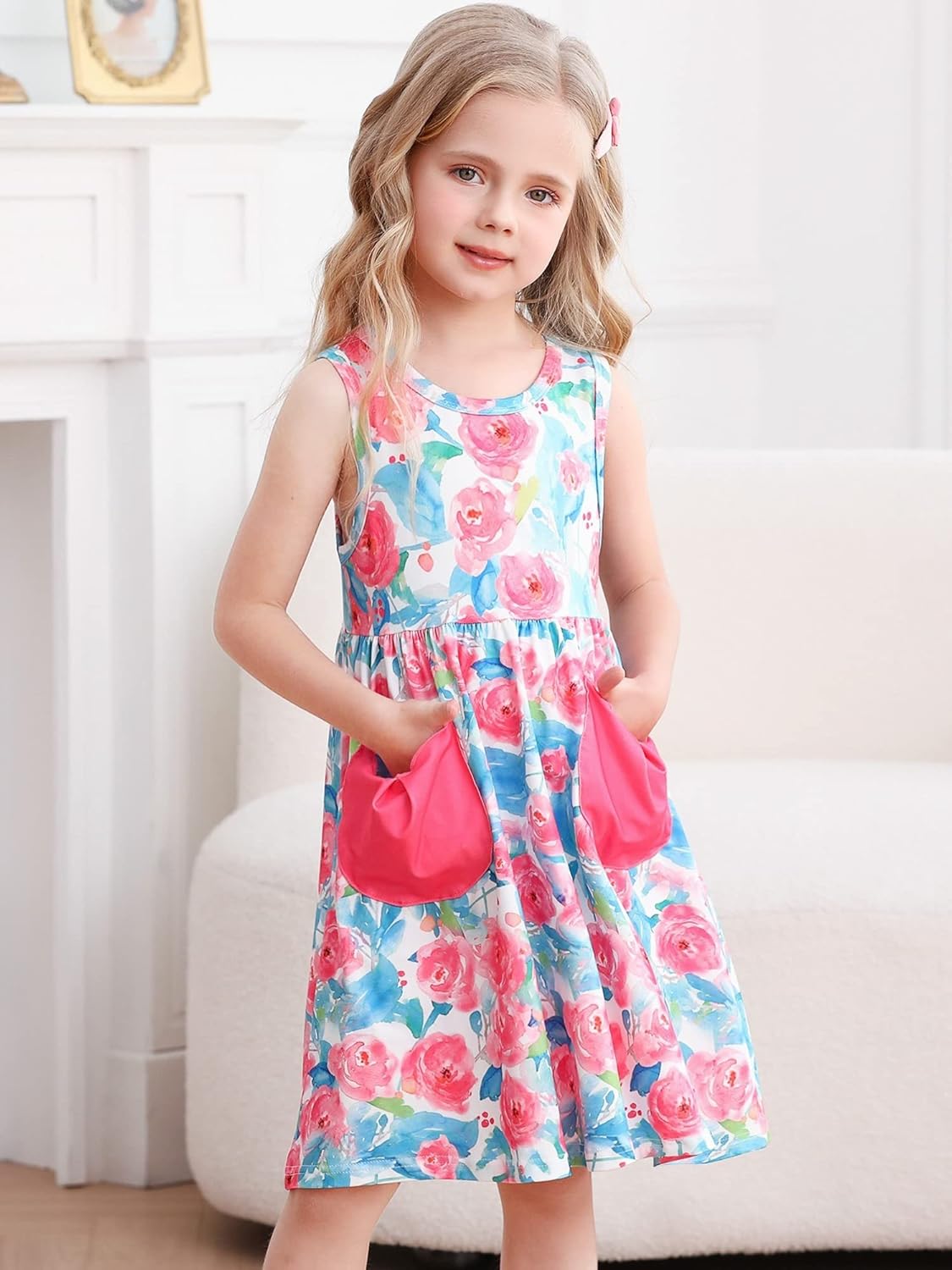 Cute Summer Pouch Dress for Kids