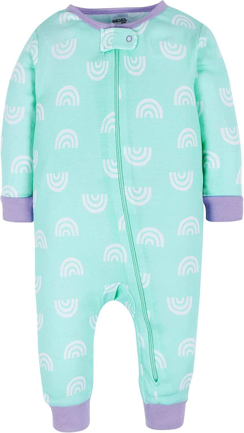 3-Pack Snug Fit Cotton Pajamas for Baby Girls