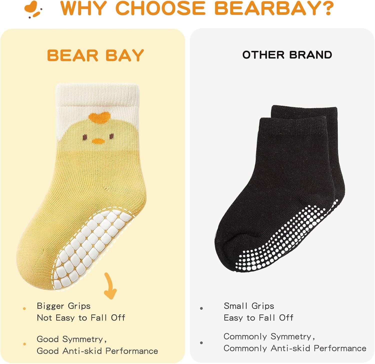 Adorable Non-Slip Ankle Socks for Toddlers 0-7 Months