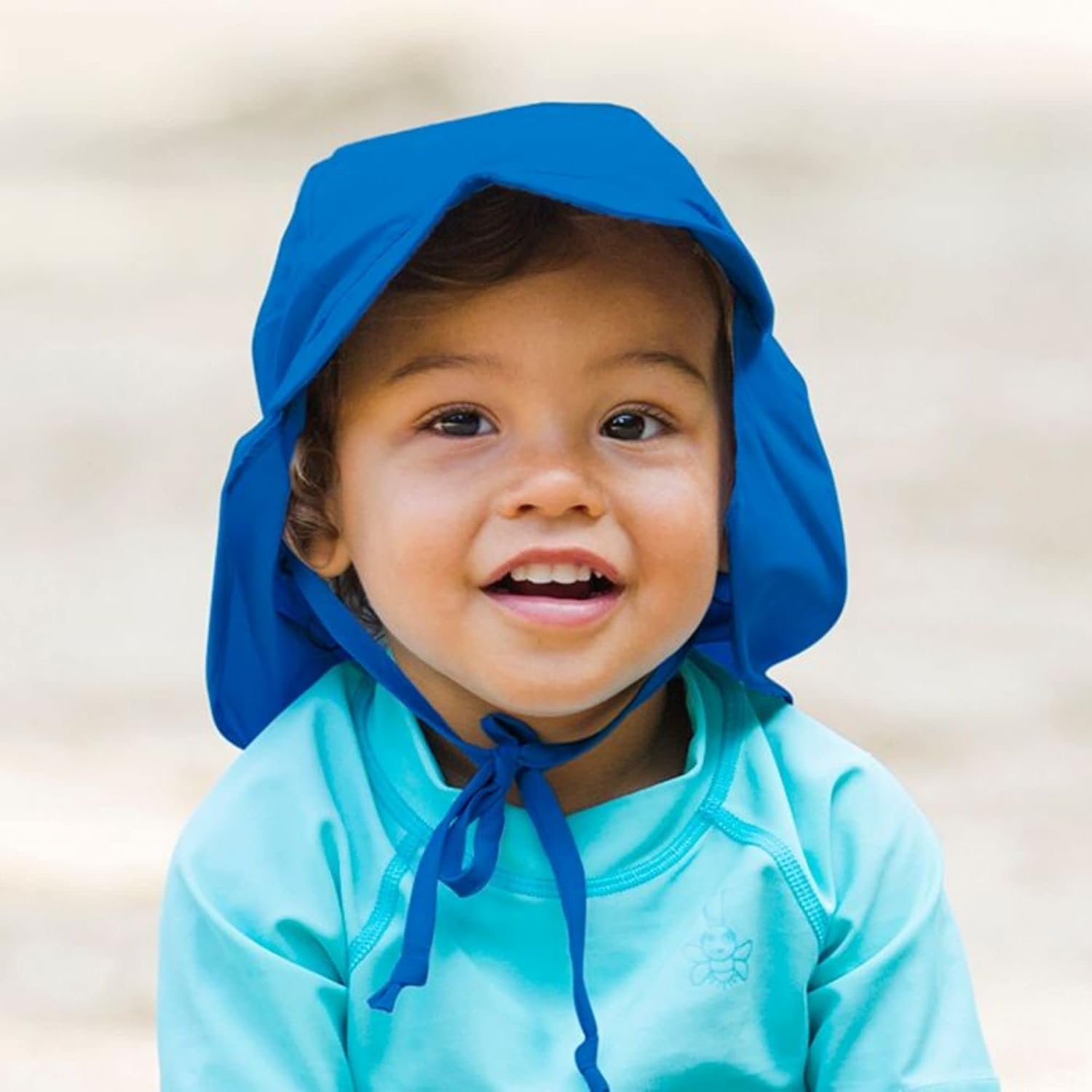 Adjustable Baby UV Flip Protection Swim Hat Washable