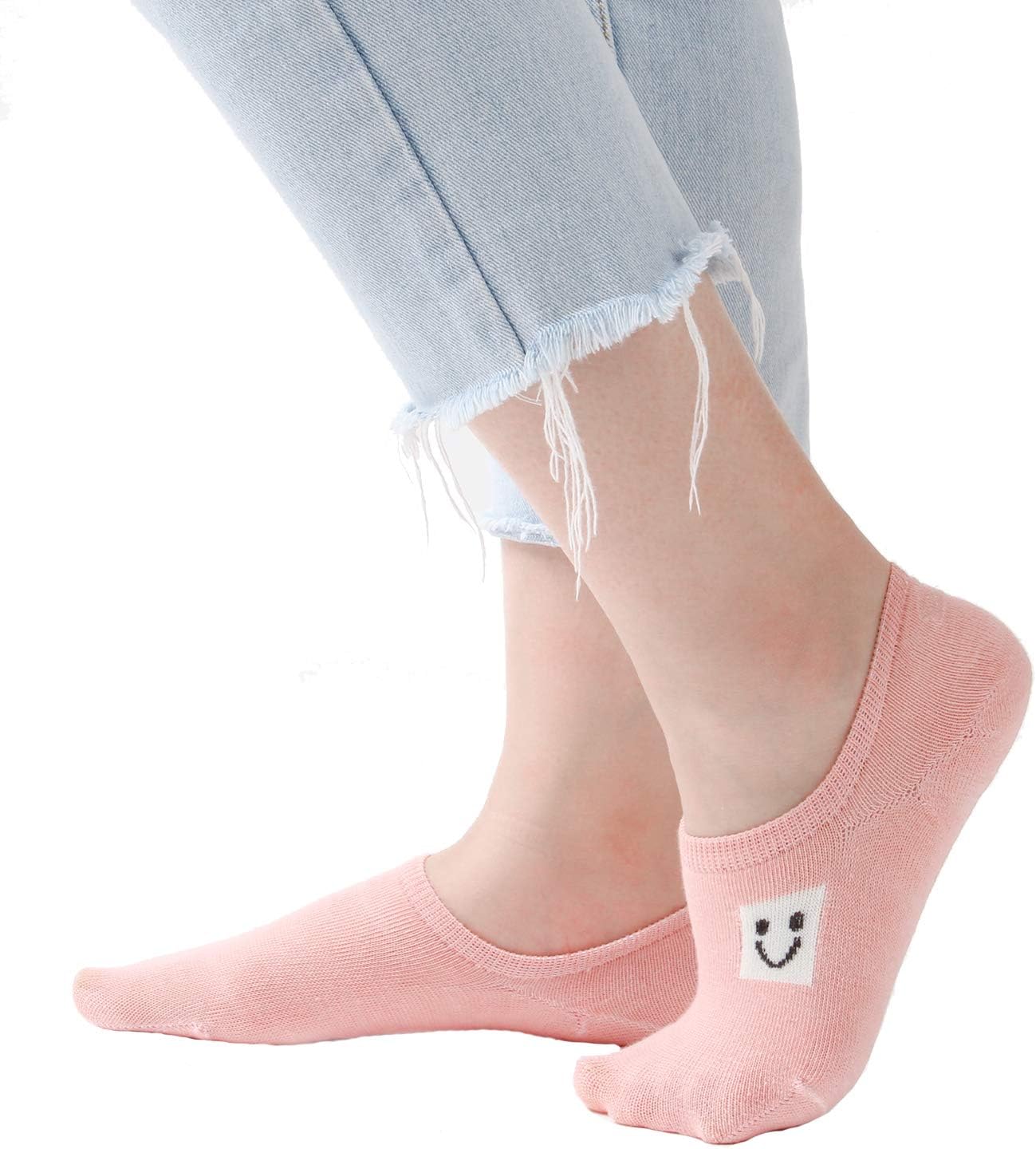 Girls No Show Socks 10-12 Yukon Animal Print
