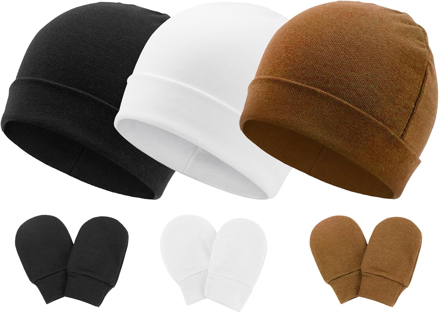 DRESHOW BQUBO Baby Hats and Mittens