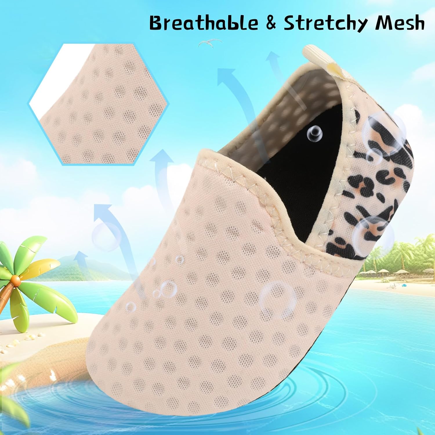 Quick Dry Toddler Water Shoes for Girls
