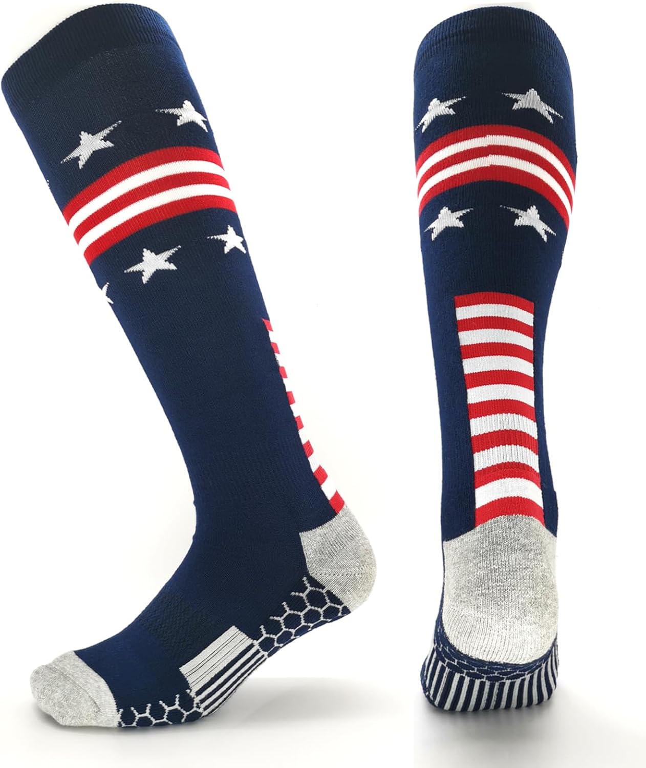 American Flag athletic socks for Baseball Football Softball Soccer