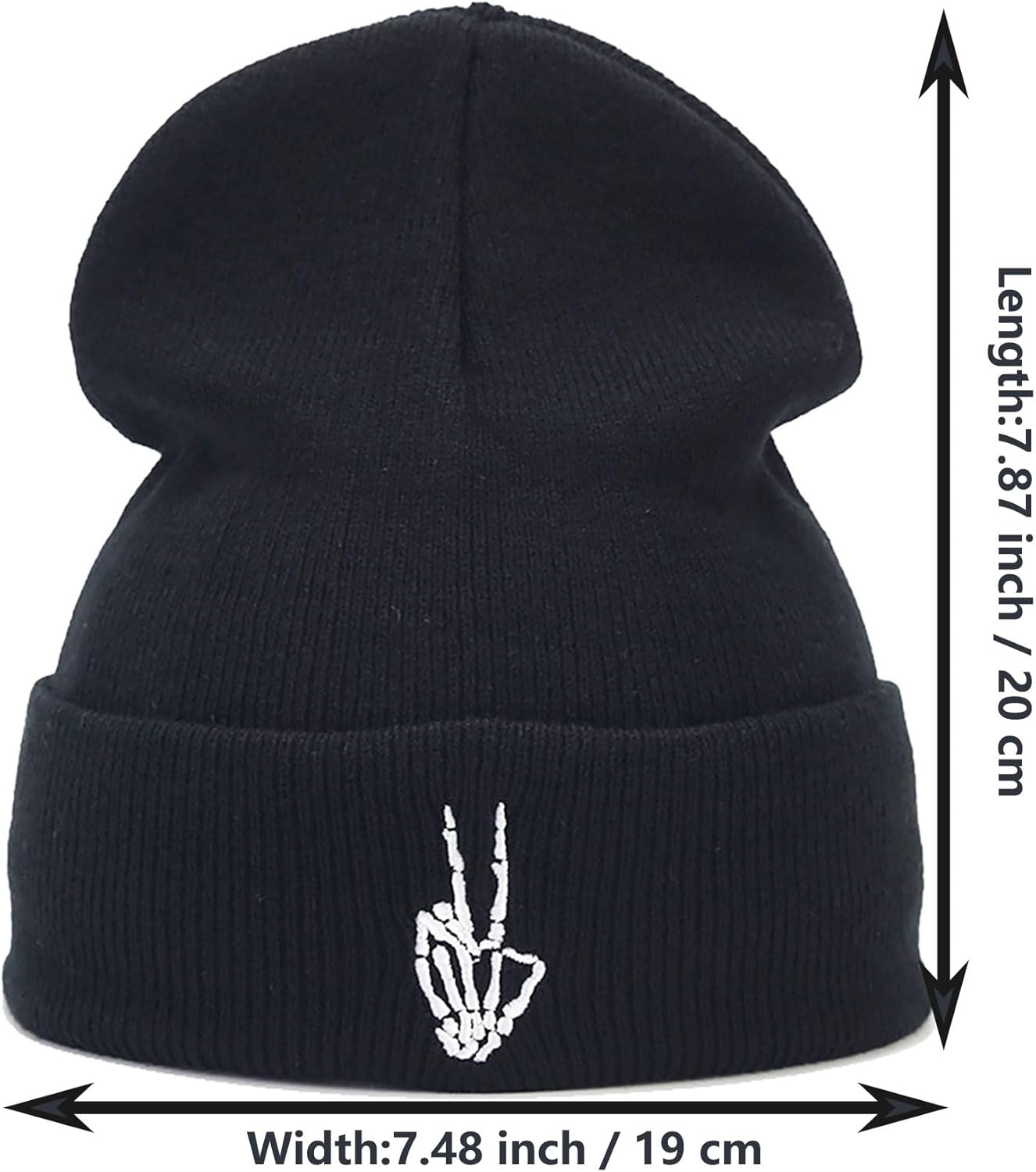 Halloween Knitted Skull Cap