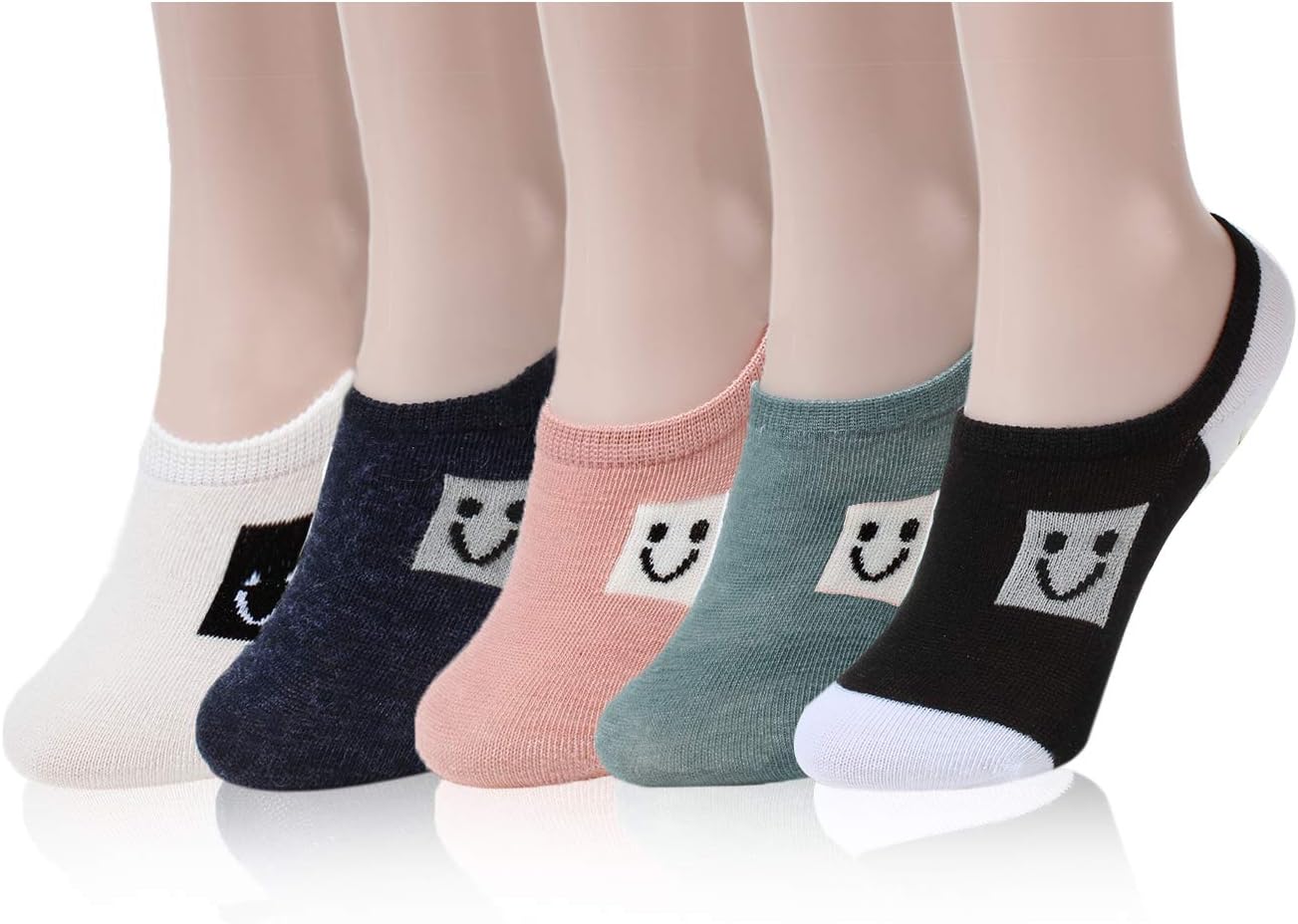 Girls No Show Socks 10-12 Yukon Animal Print