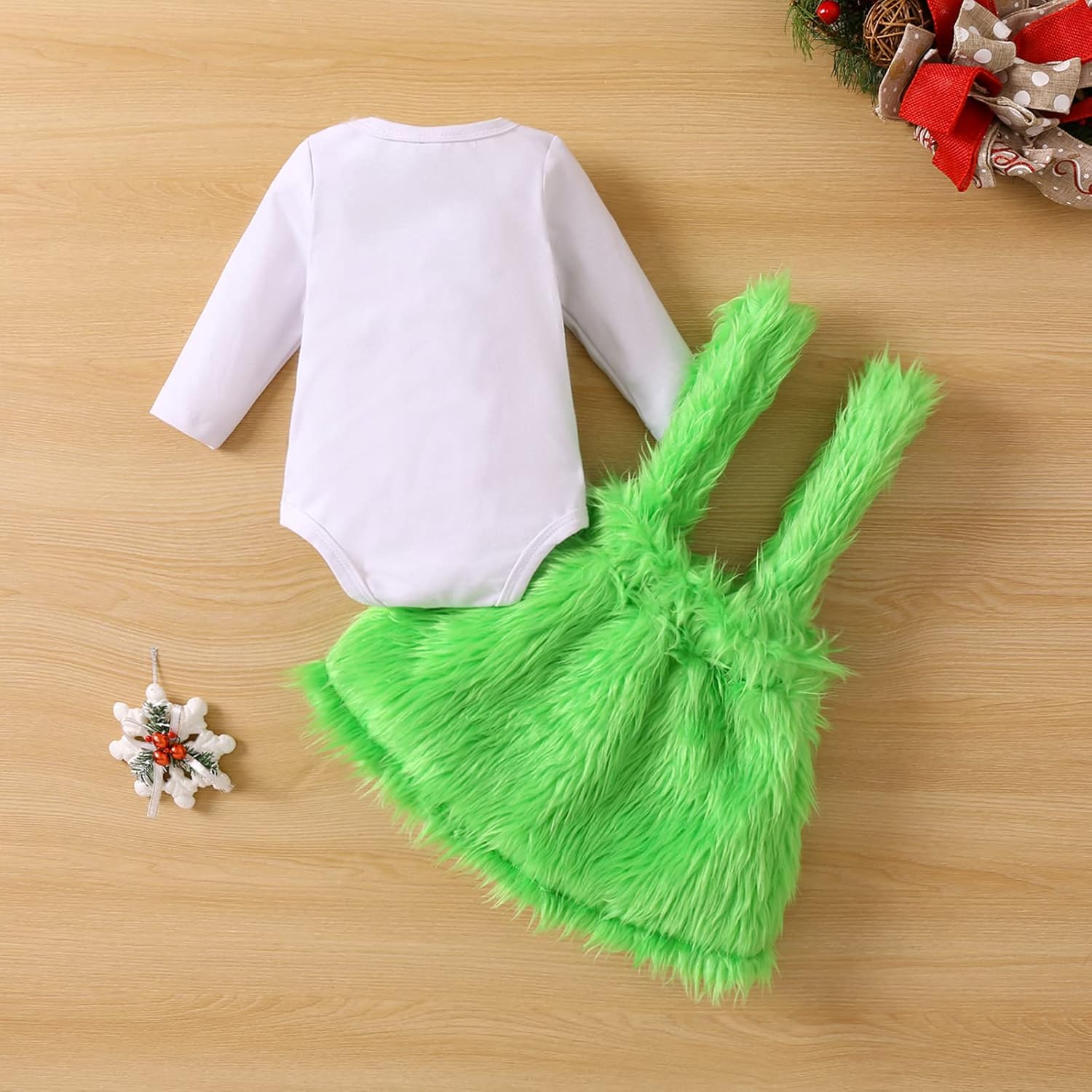 Green Monster Baby Chef Who Stole Christmas Furry Outfit